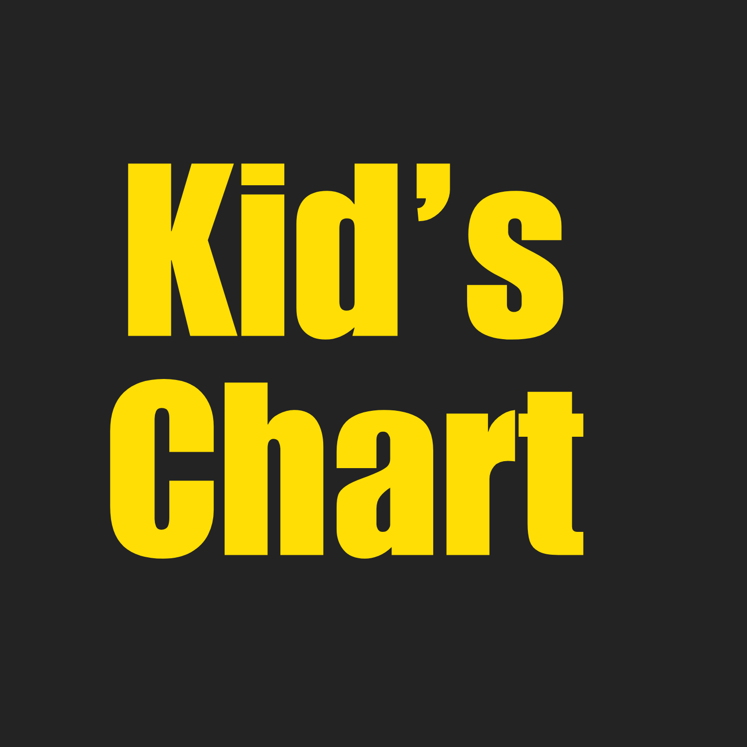 Kid's Bestseller Chart