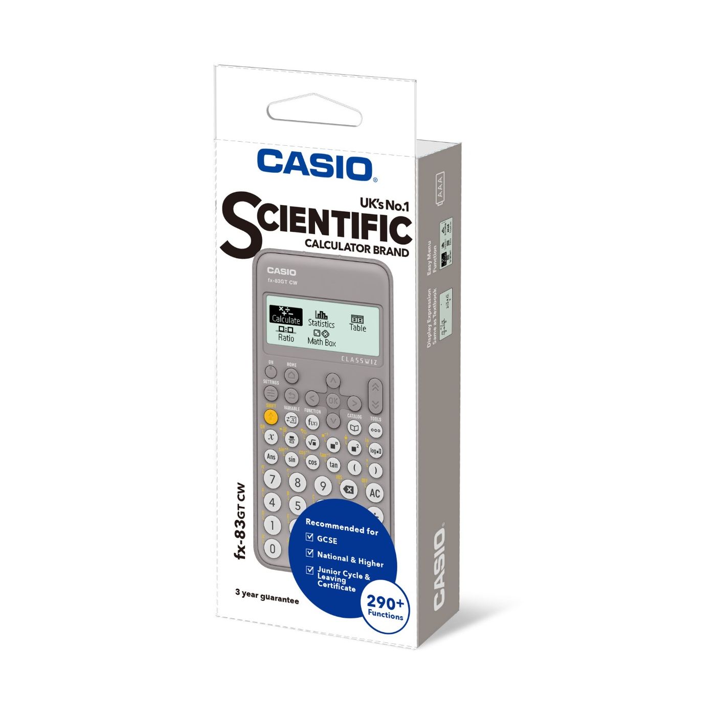 Casio Scientific Calculator fx-83GT CW Grey