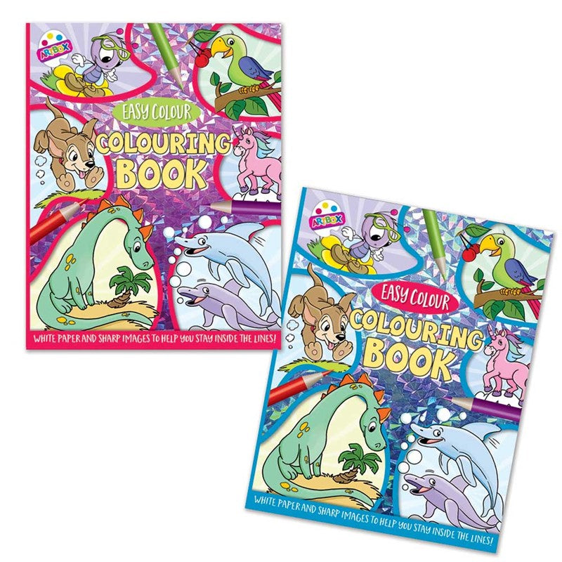 Easy Colour Superior Colouring Book 96 Pages