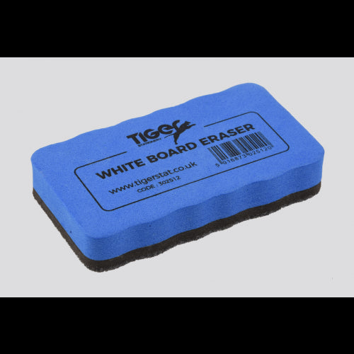 Tiger Stationery Washable Magnetic Whiteboard Eraser Blue