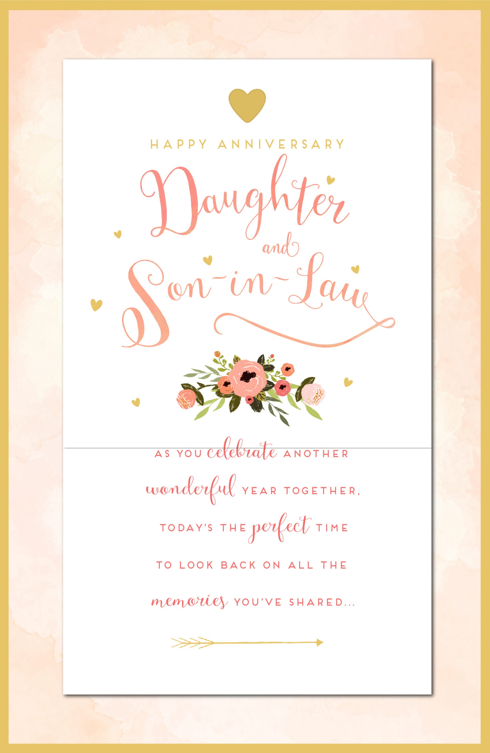 Daughter & Son In Law Wedding Anniversary - Gibson