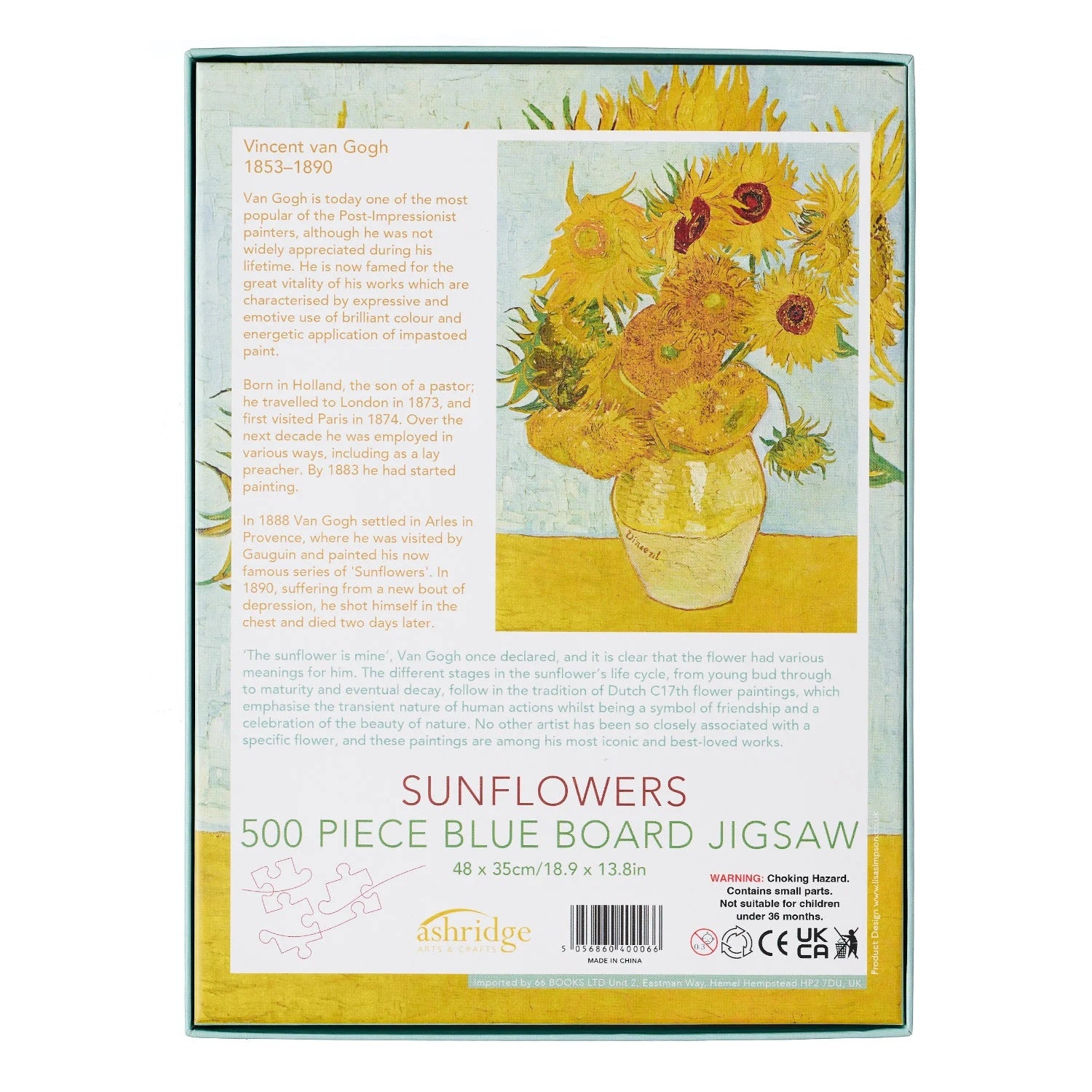 500 Piece Puzzle – Van Gogh Sunflowers