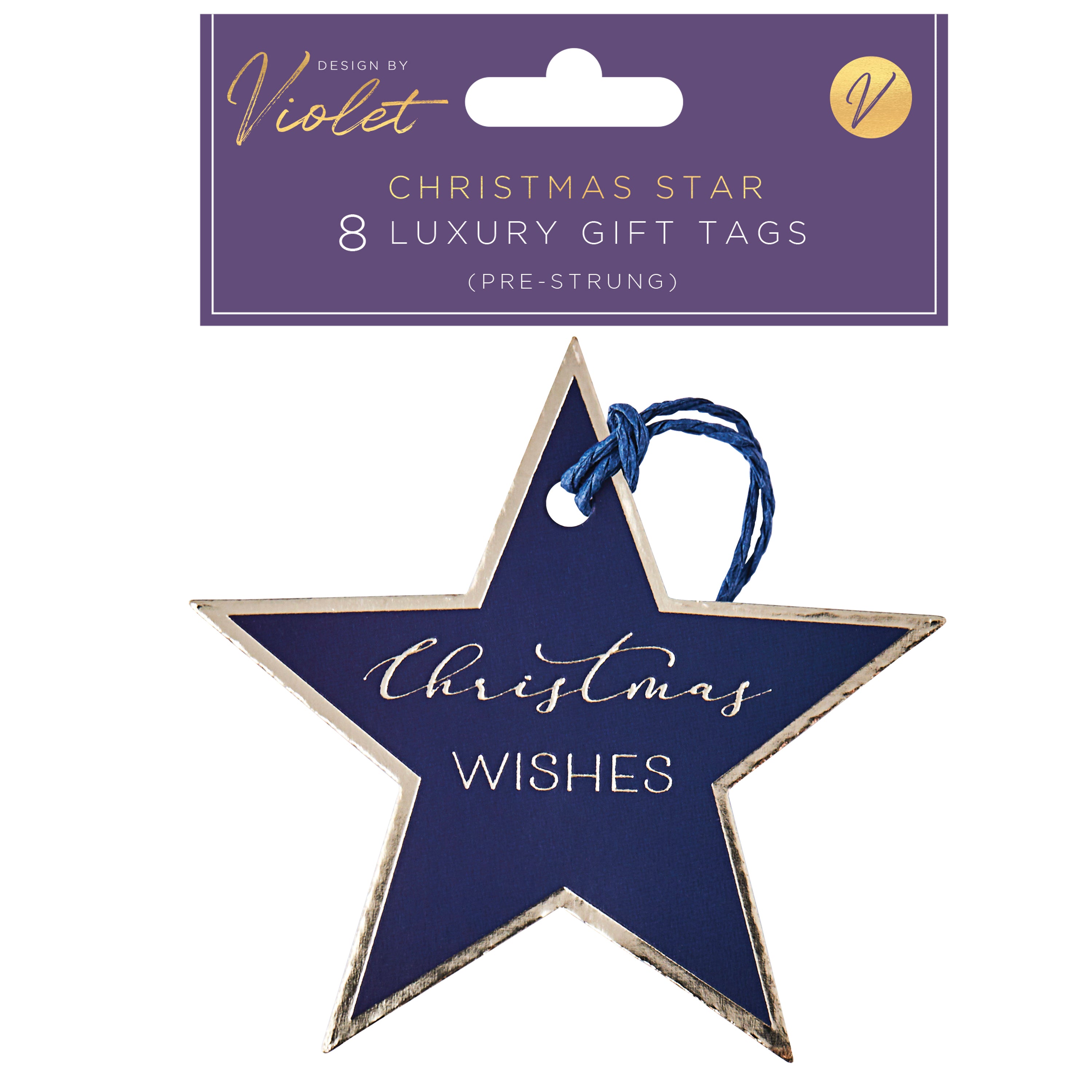Luxury Gift Tags (8pk) Christmas Star