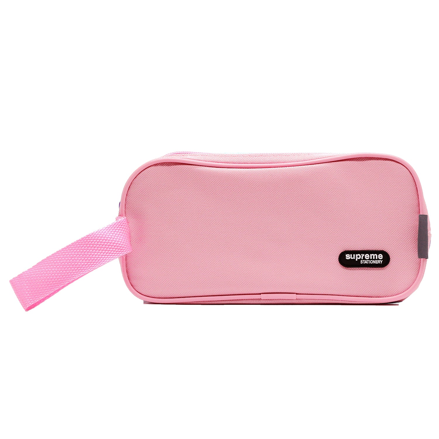 Pencil Case - Three Compartment Zip in Pastel Multi-Colour