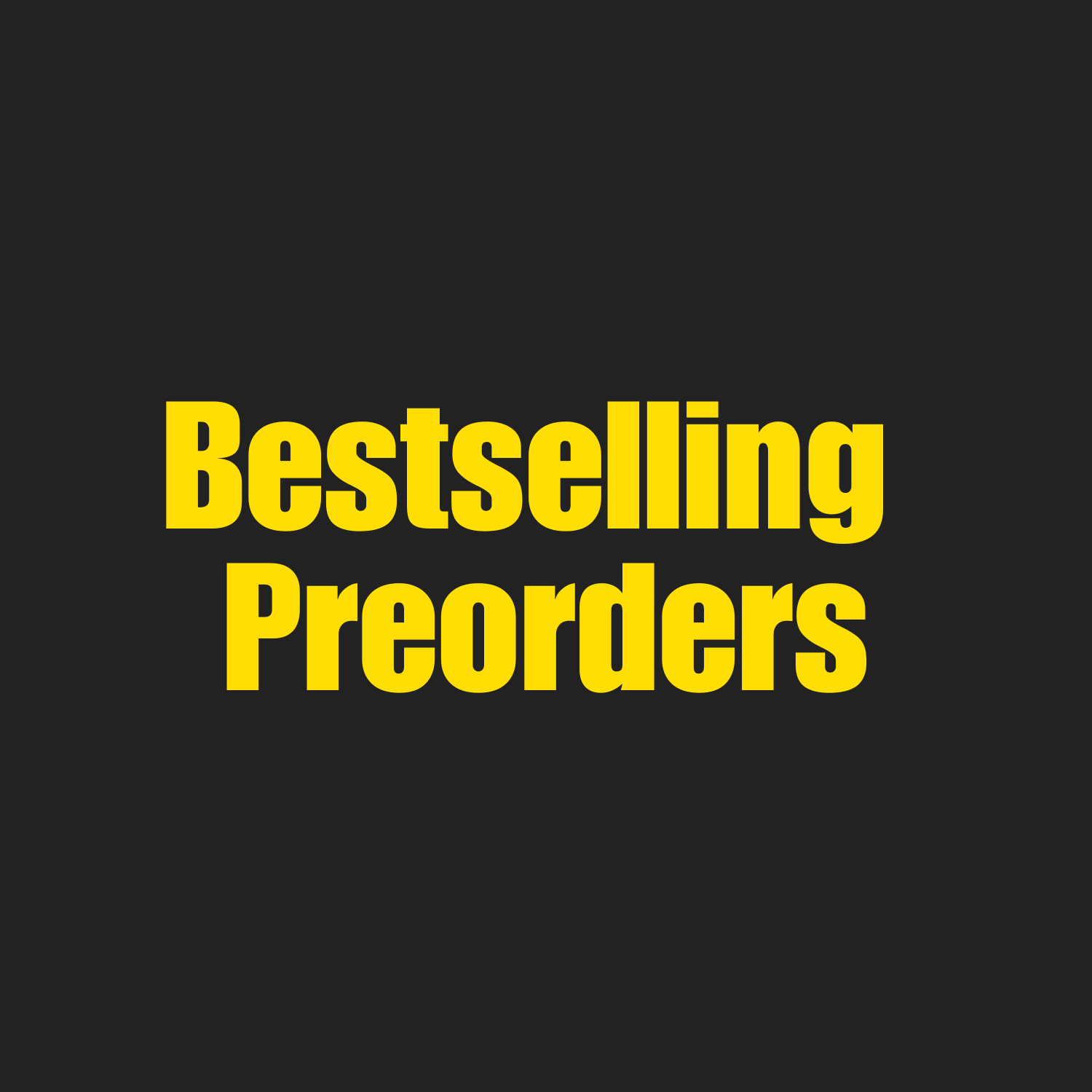 Bestselling Preorders Bookstation