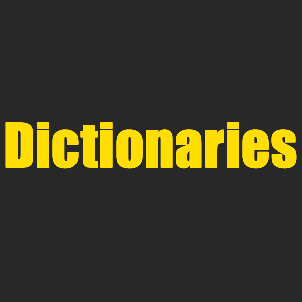 Dictionaries at Bookstation