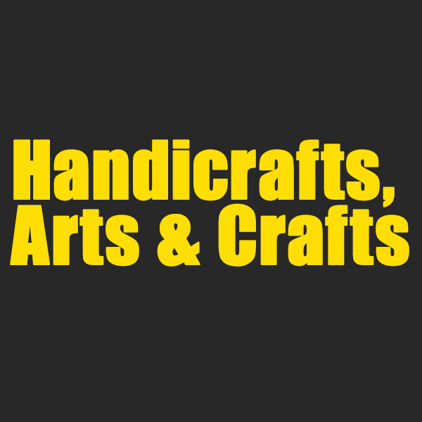 Handicrafts, decorative arts and crafts at Bookstation