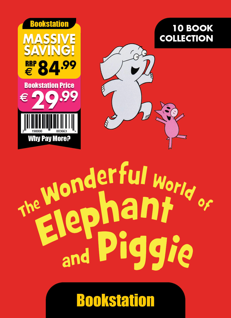 Wonderful World Of Elephant & Piggie - 10 Book Set