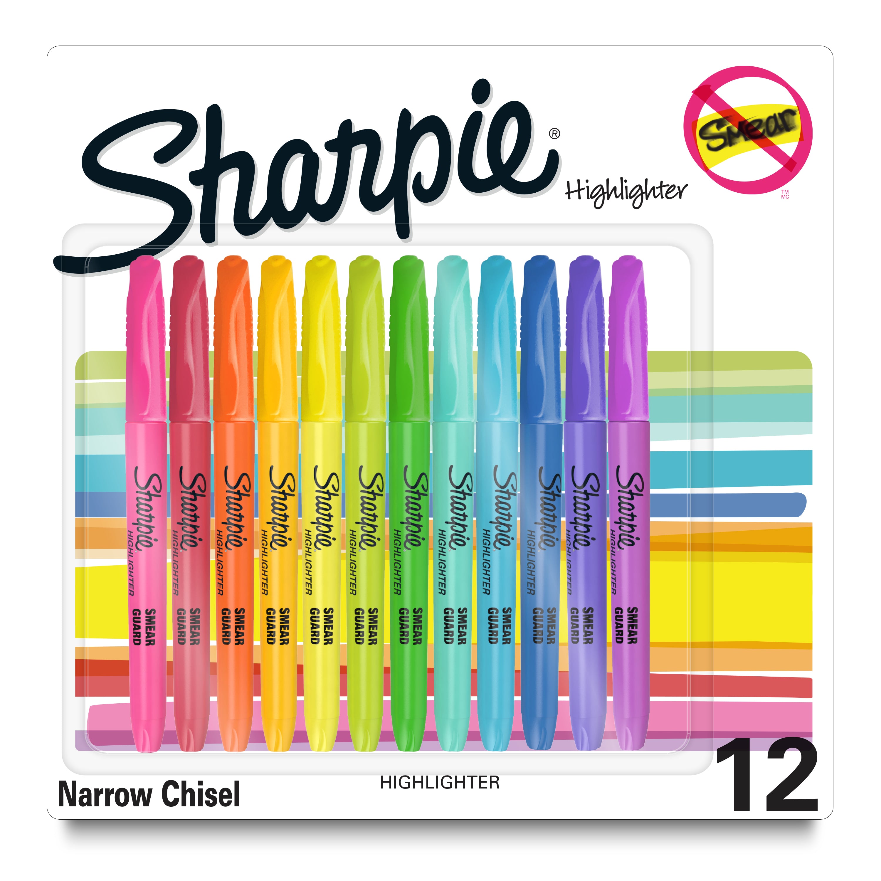 Sharpie Pocket Highlighters | Chisel Tip - Assorted Colours