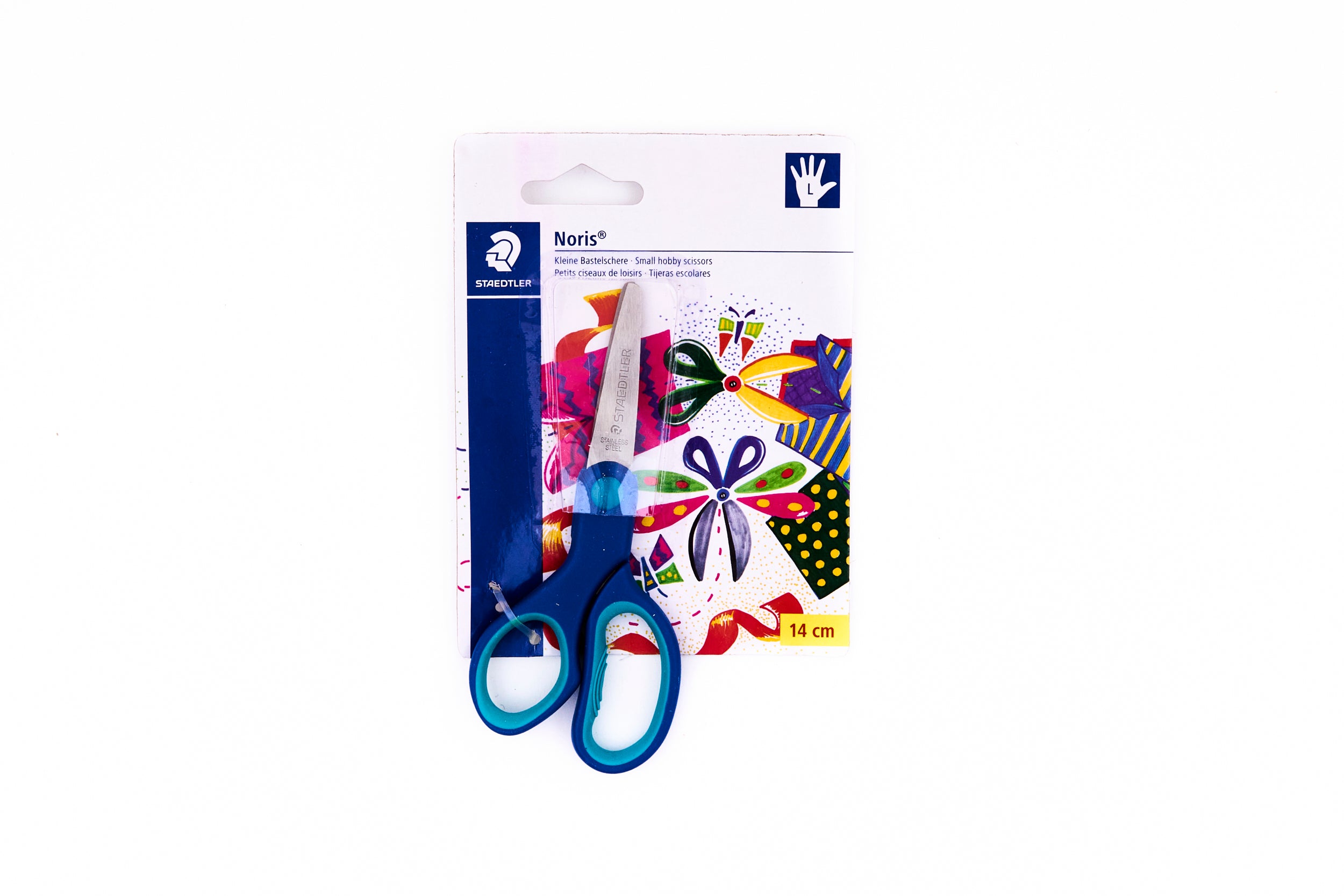 Steadter Left Handed Childrens Scissors 14cm