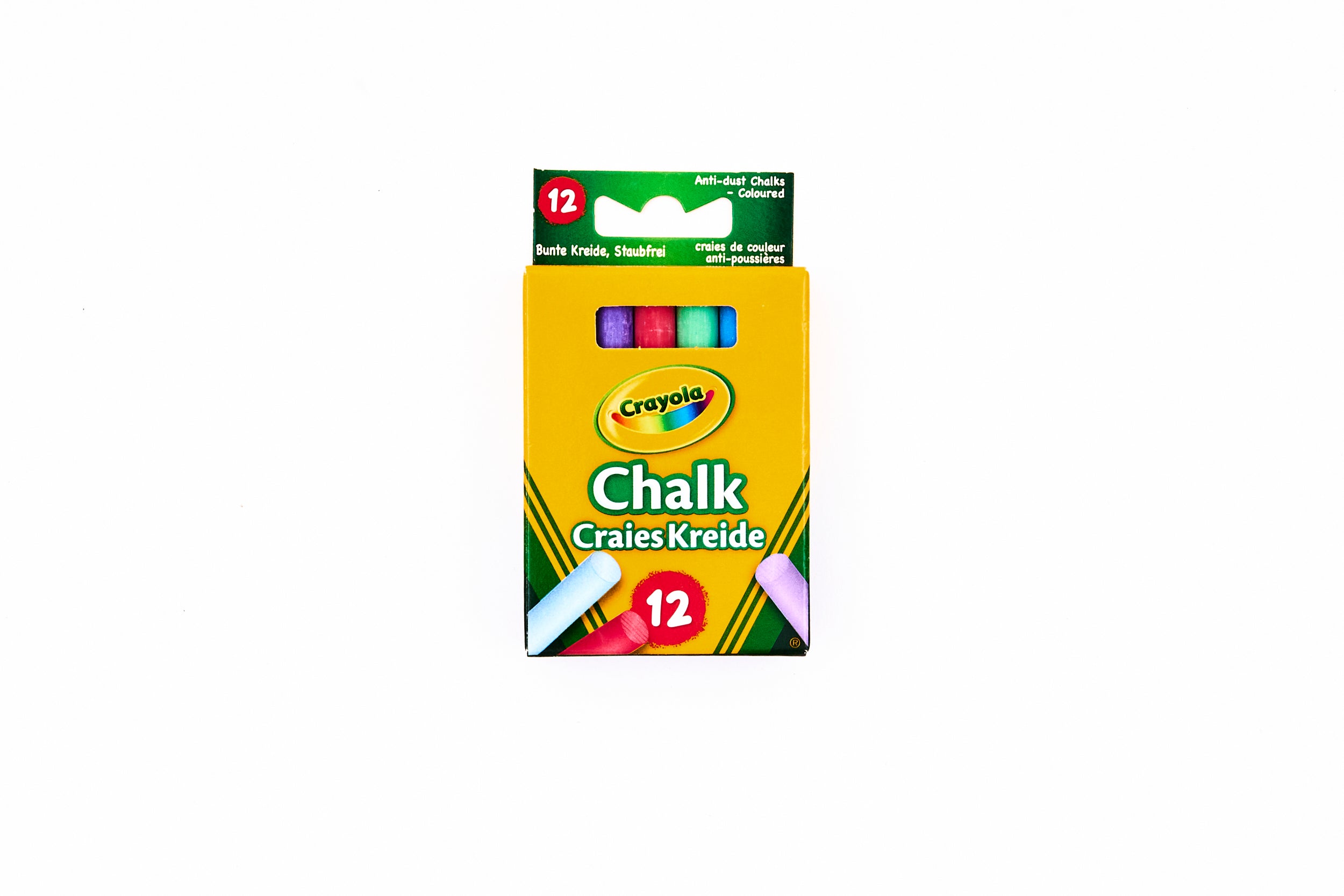 Coloured Chalk 12 Pack