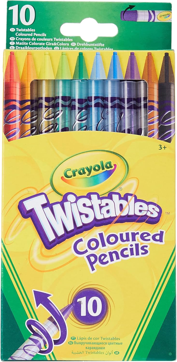 Crayola Twistables 10 Pack of Colouring Pencils