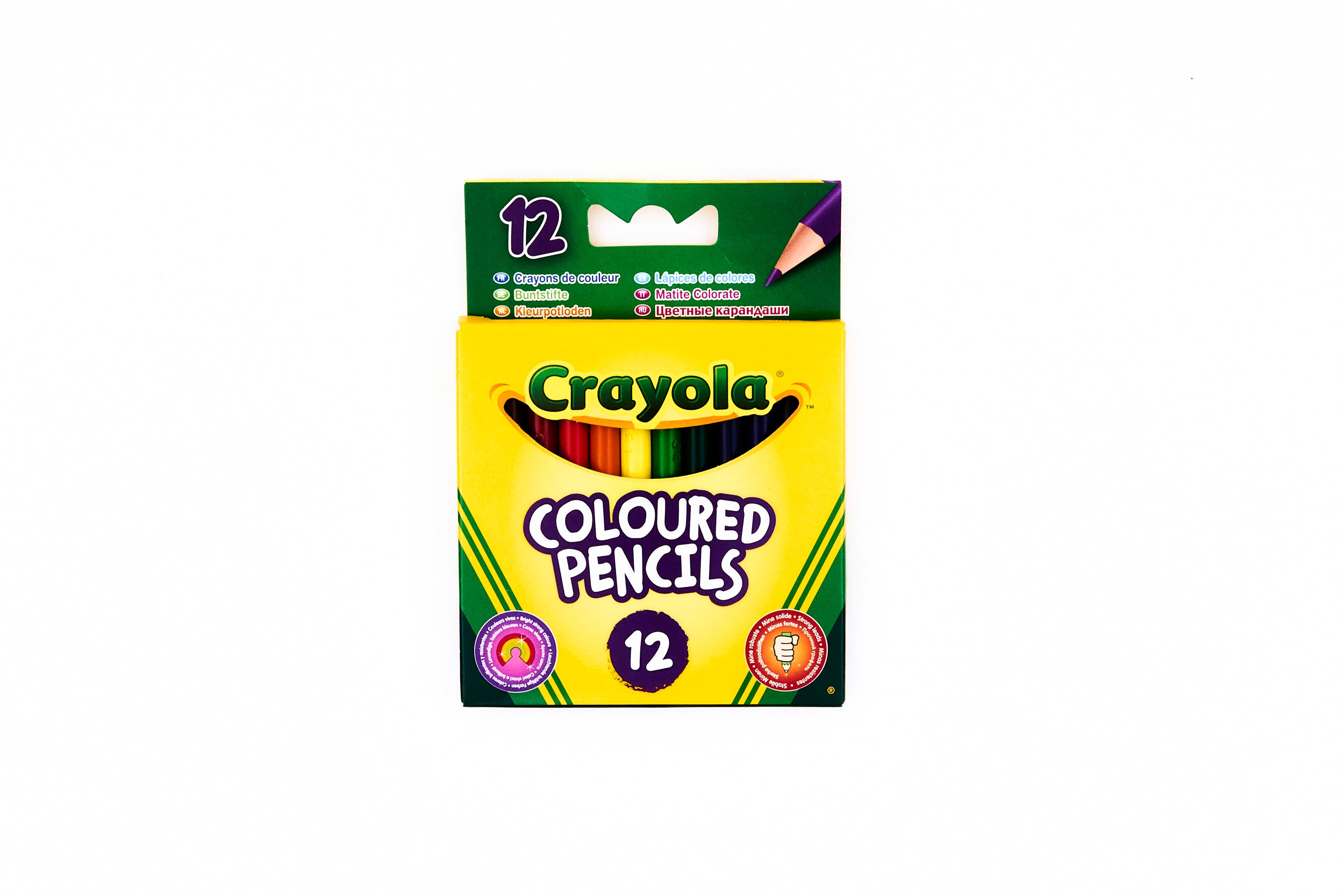 Crayola Half Length Colouring Pencils 12 Pack