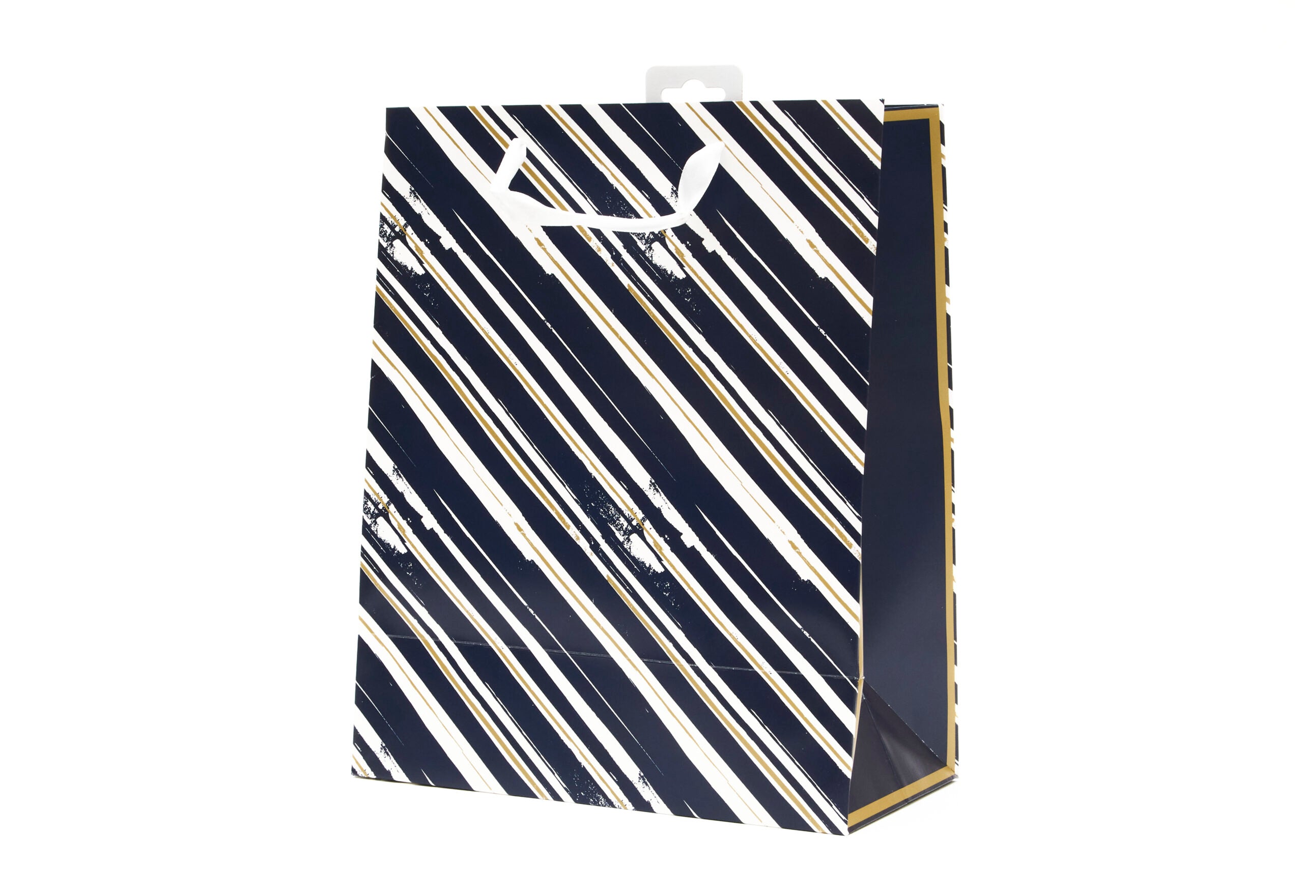 G/BAG LG BLUE & GOLD STRIPE [6]