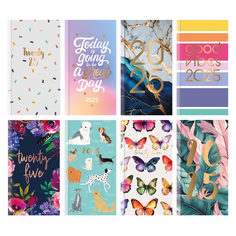 Slim Size Week-To-View Diary