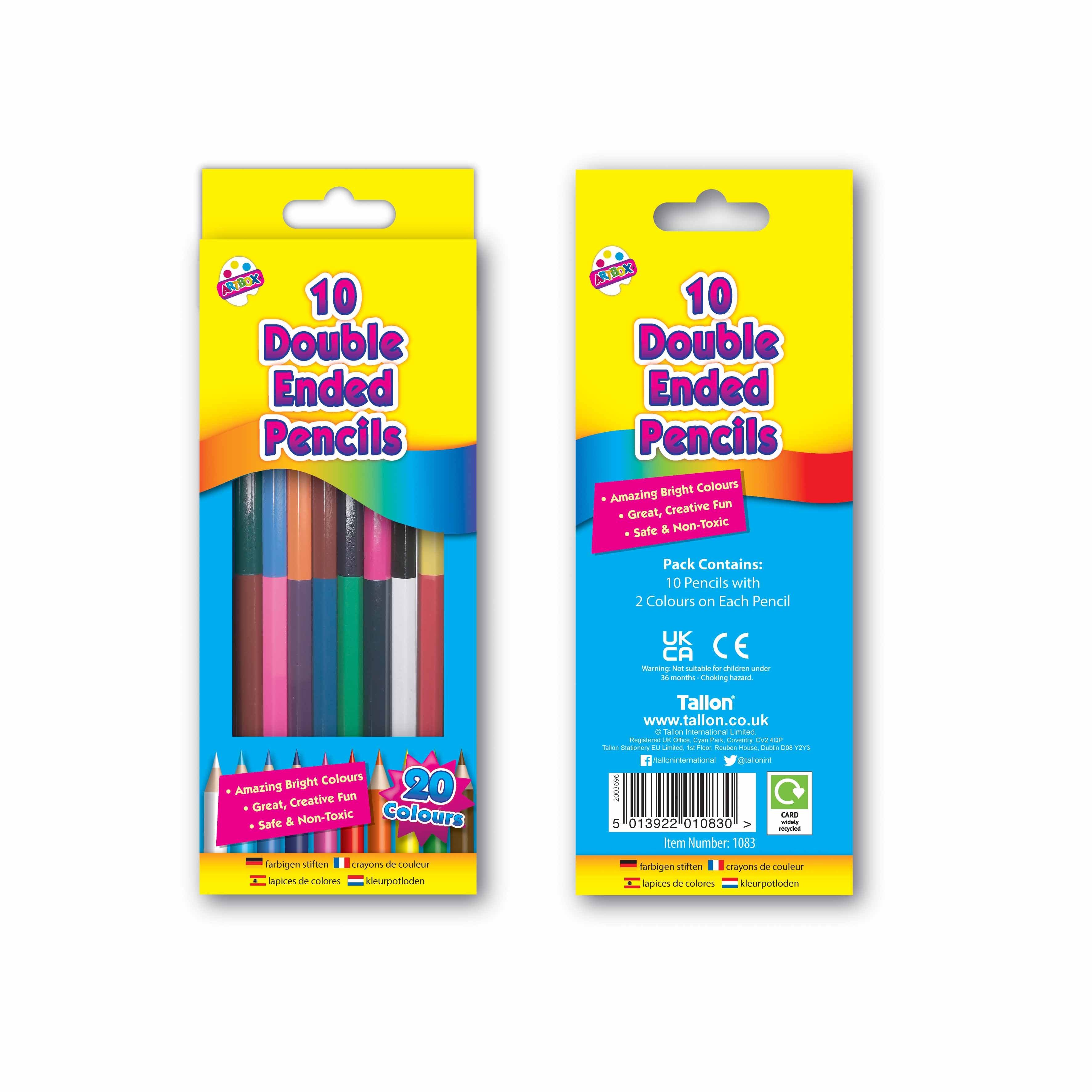 Double Ended Colouring Pencils 10 Pack