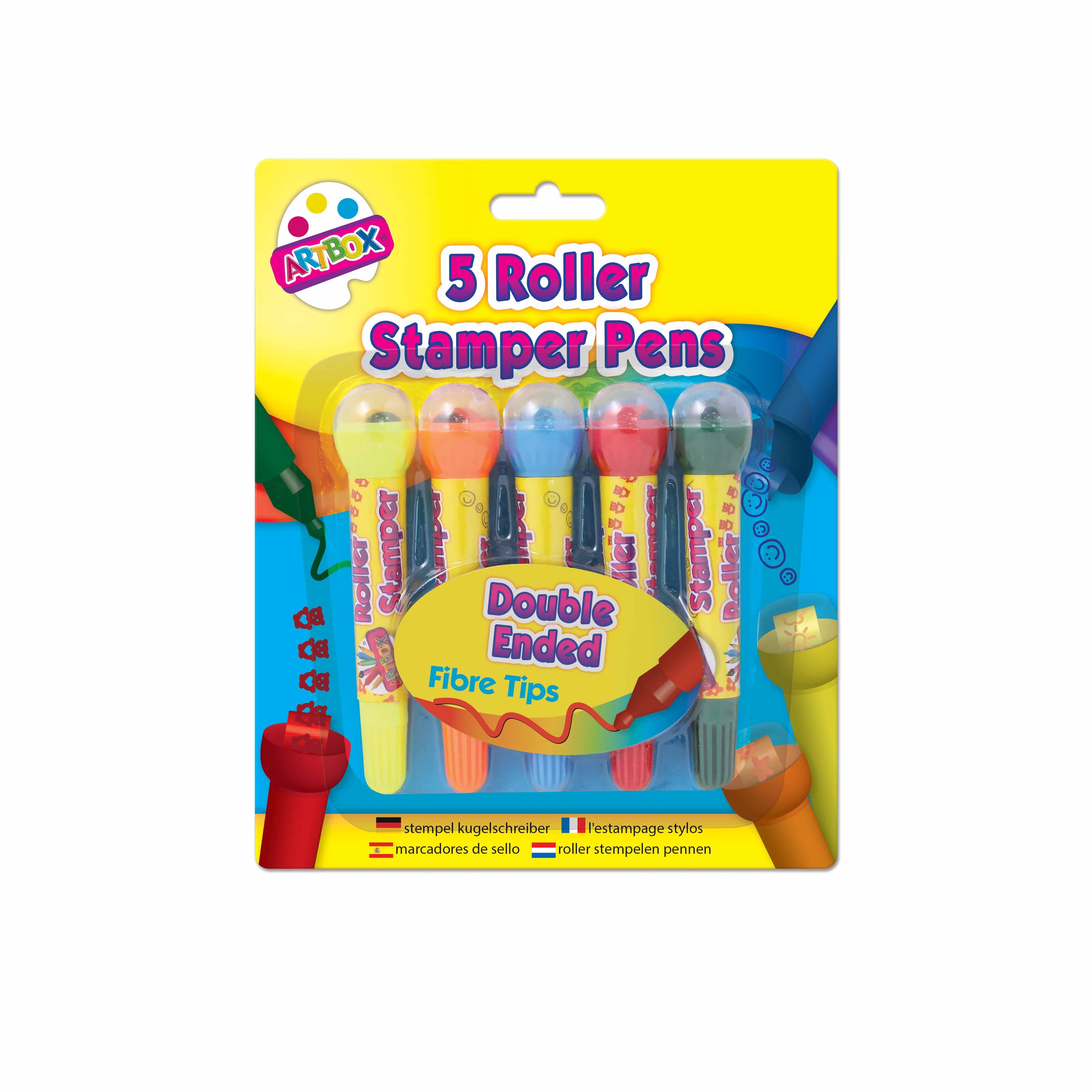 5 Roller Stamper Pens