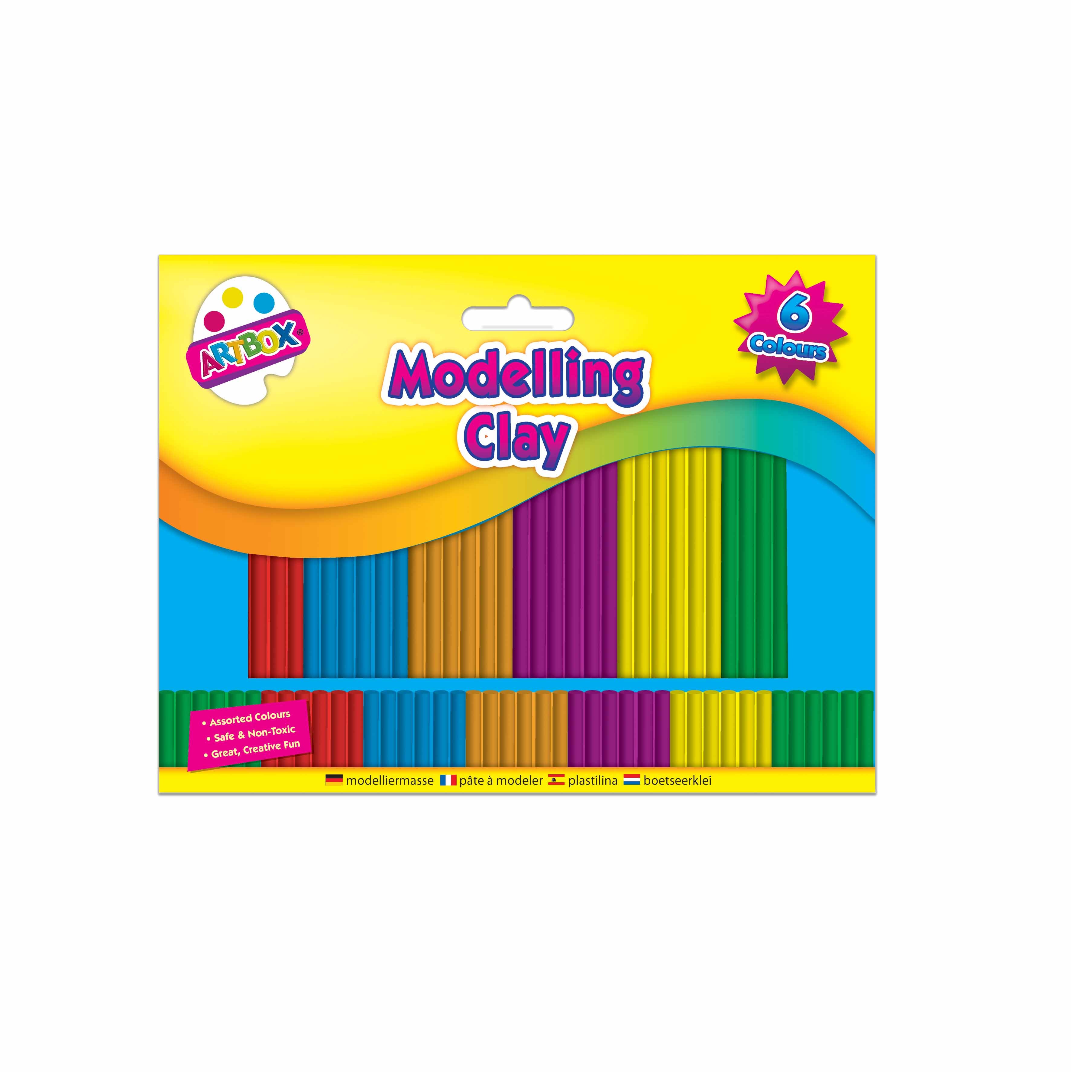 Small Modelling Clay (6 Colours)