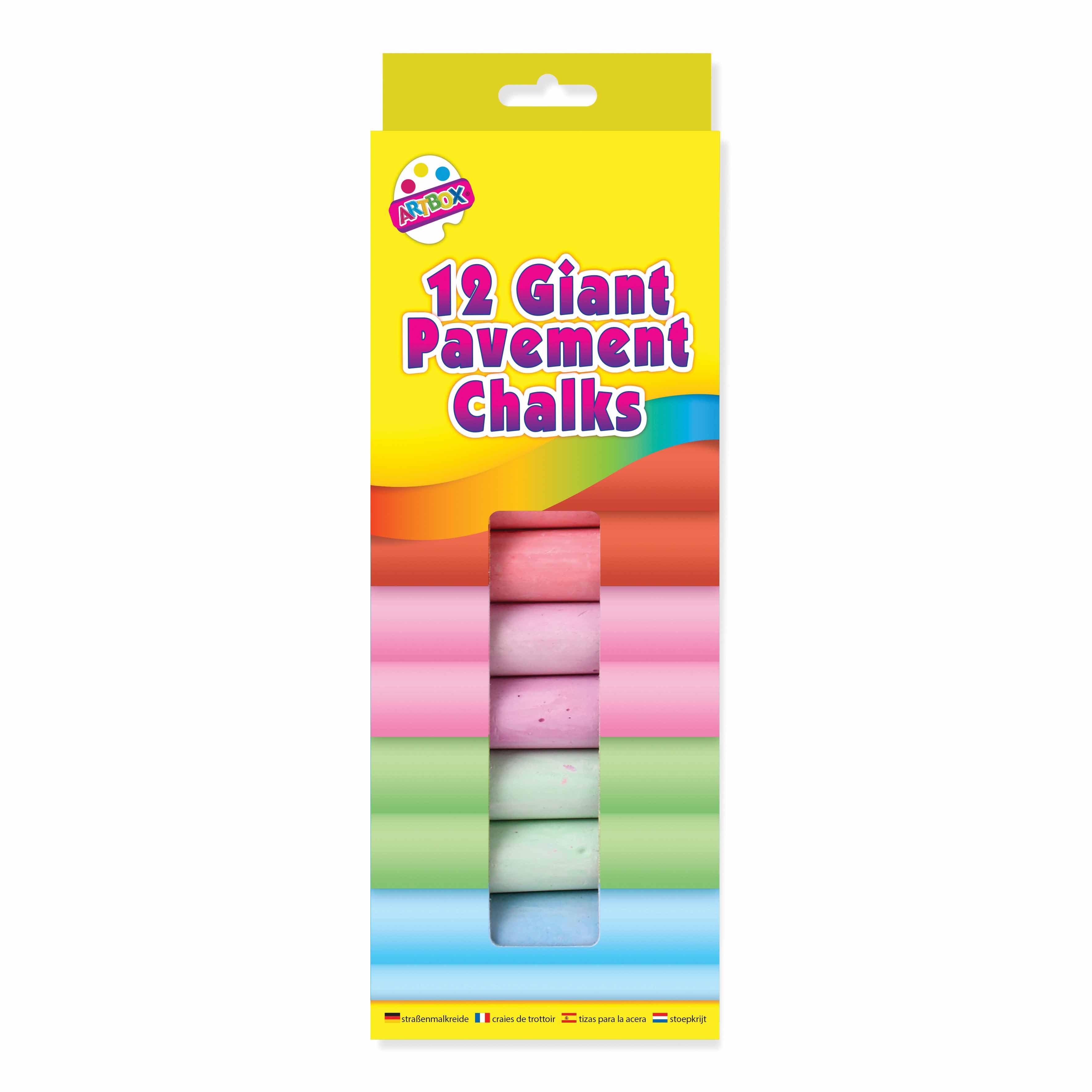 Giant Pavement Chalks 12 Pack