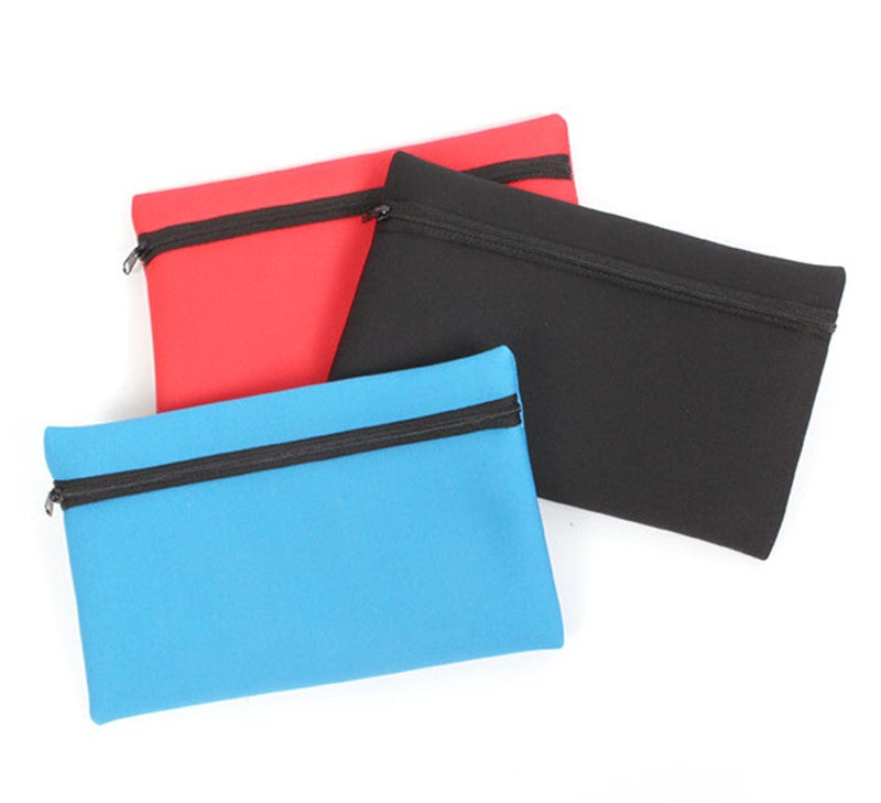 Pencil Case - Flat Neoprene - Classic Colours