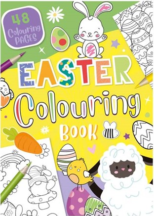 A4 Easter Colouring Book