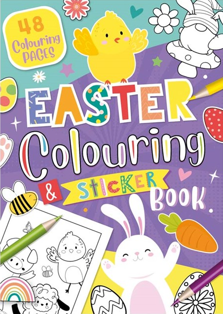 A4 Easter Colouring & Sticker Book