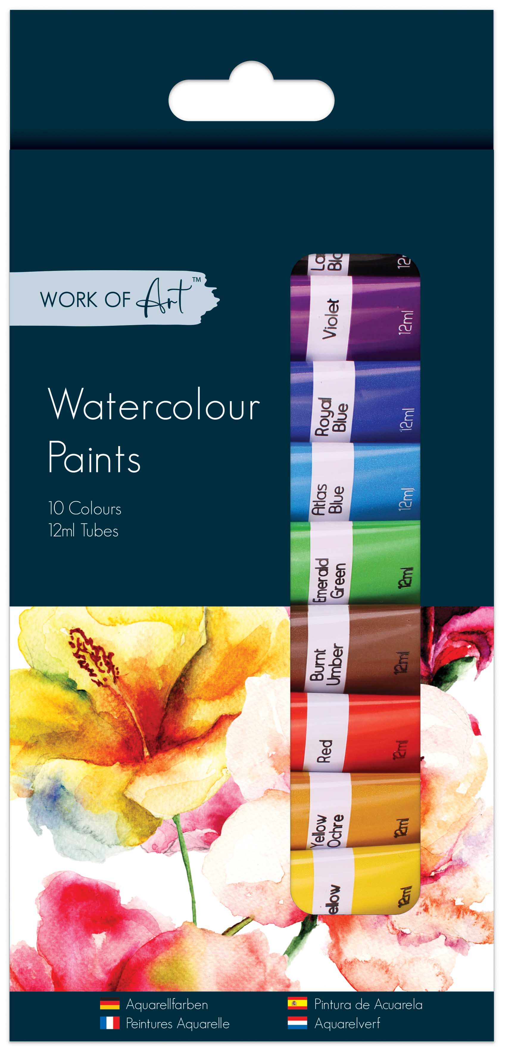 Paints Water 10 X 12 Ml Tubes