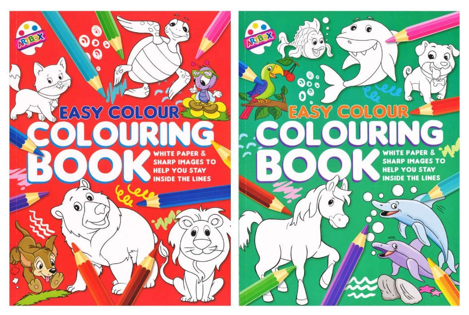 Easy Colour Superior Colouring Book 96 Pages