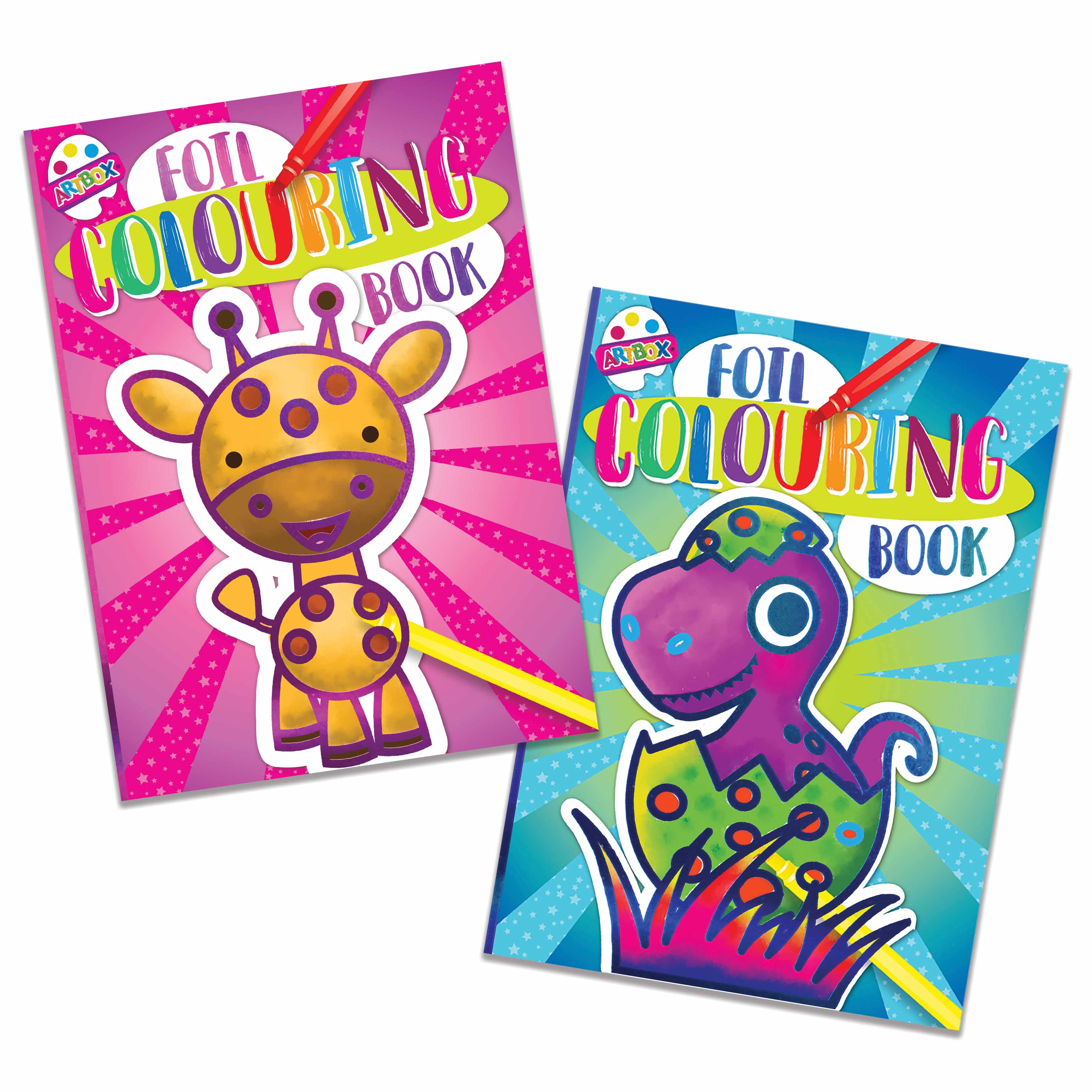 Foil Colouring Book