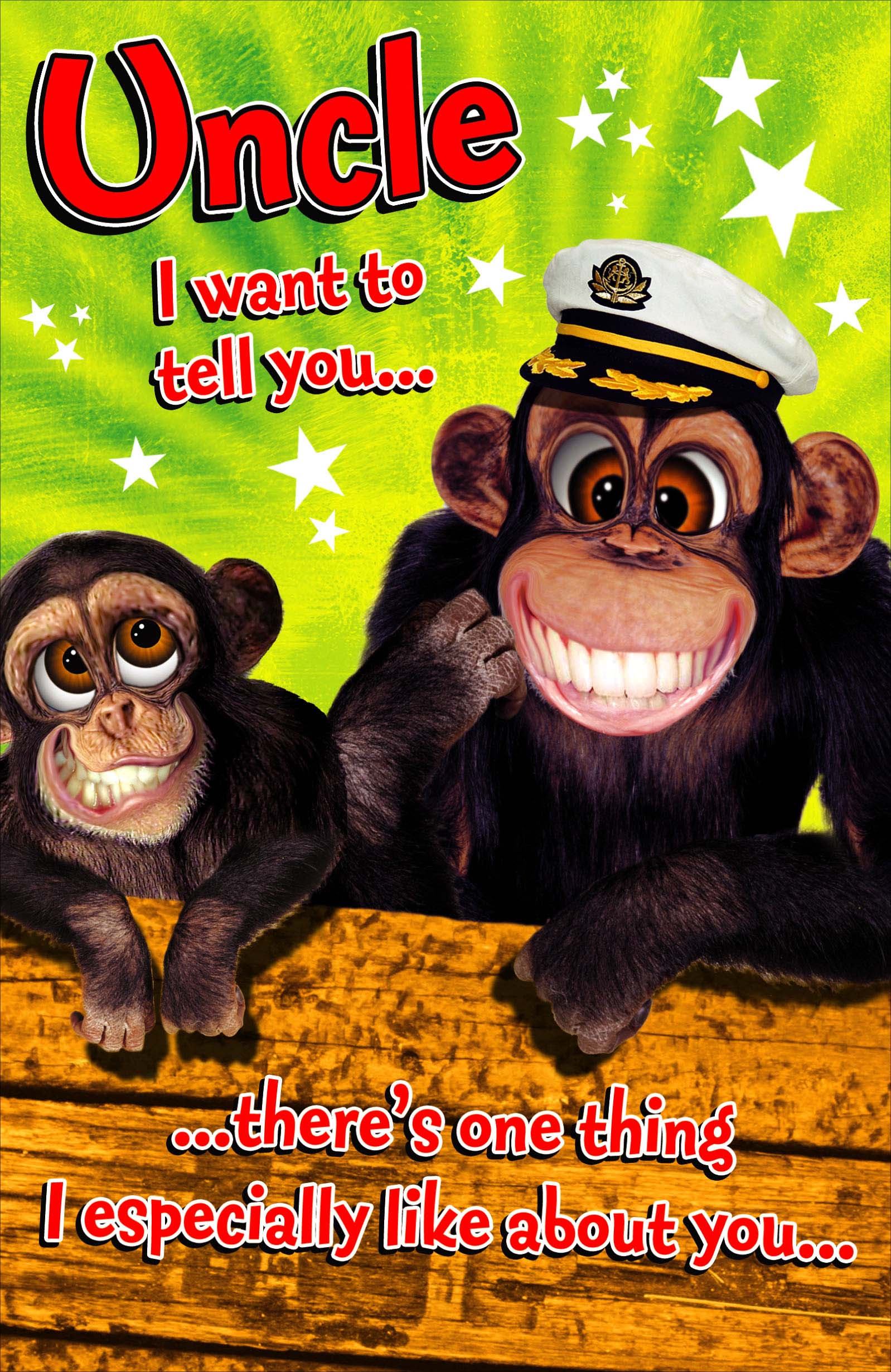 Uncle Birthday Monkeys Humour