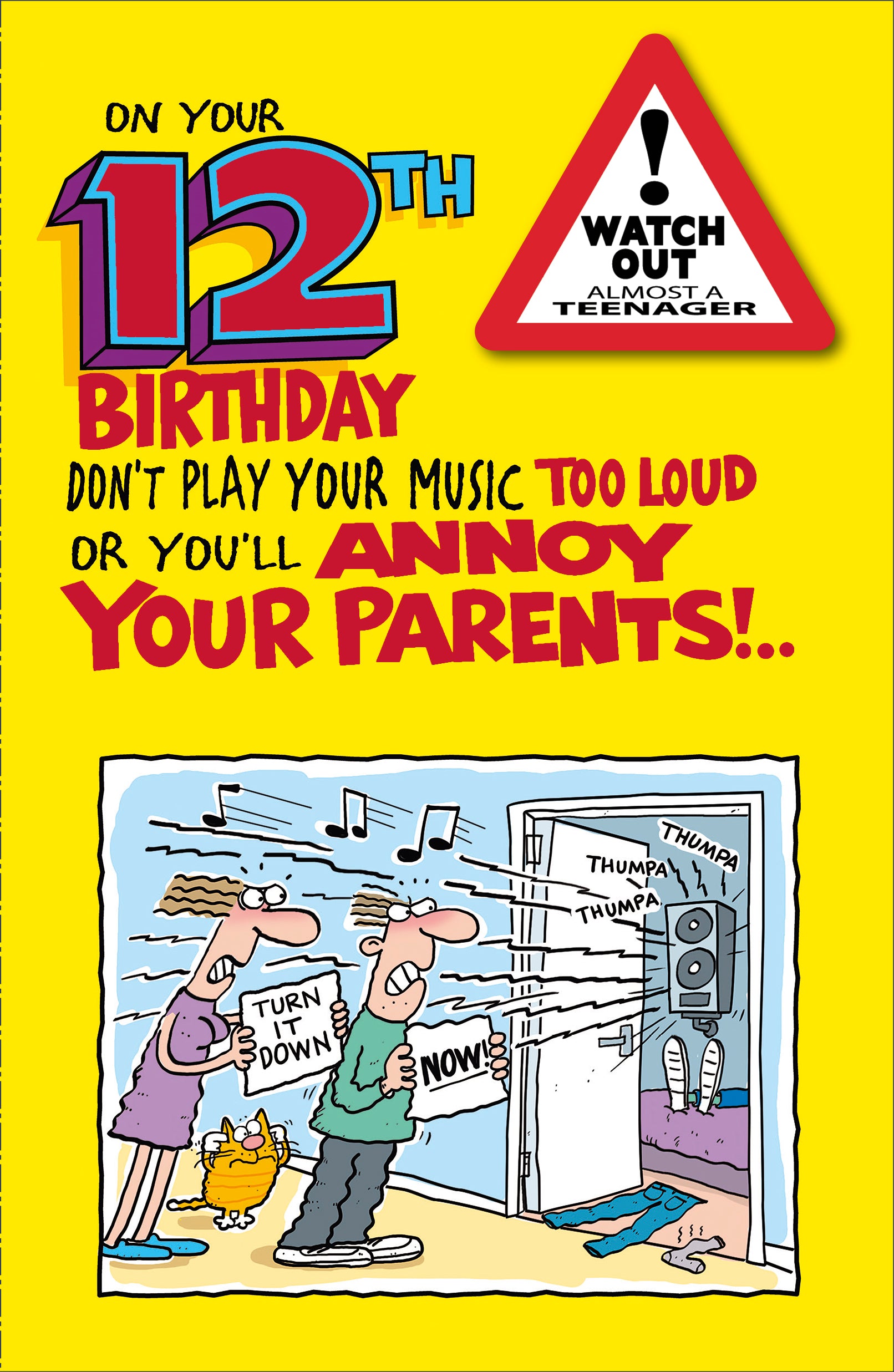 12th Birthday Humour