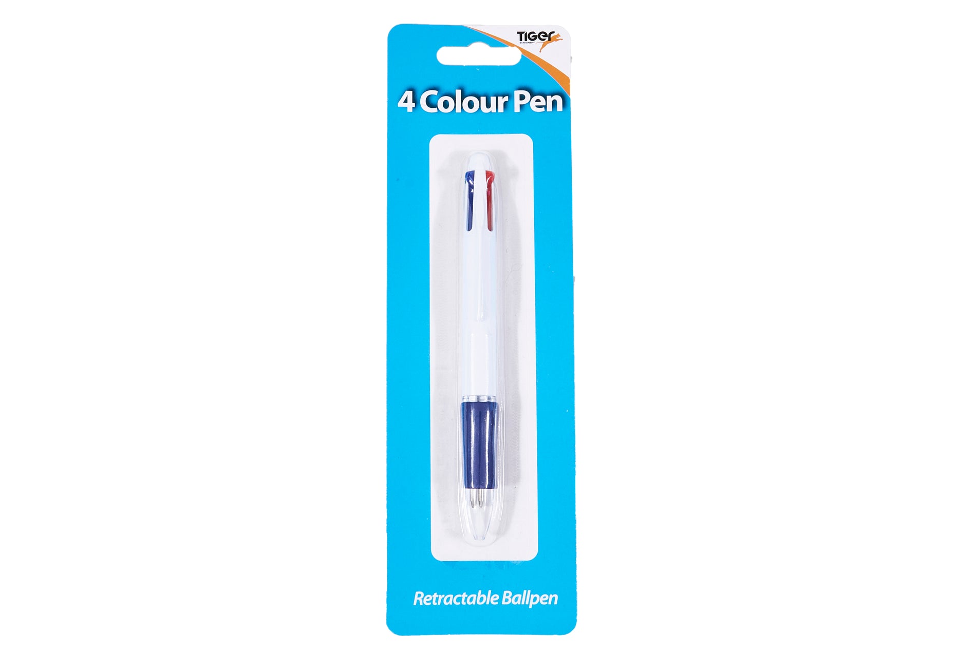 Tiger Ballpoint Pen 4 Colour Click
