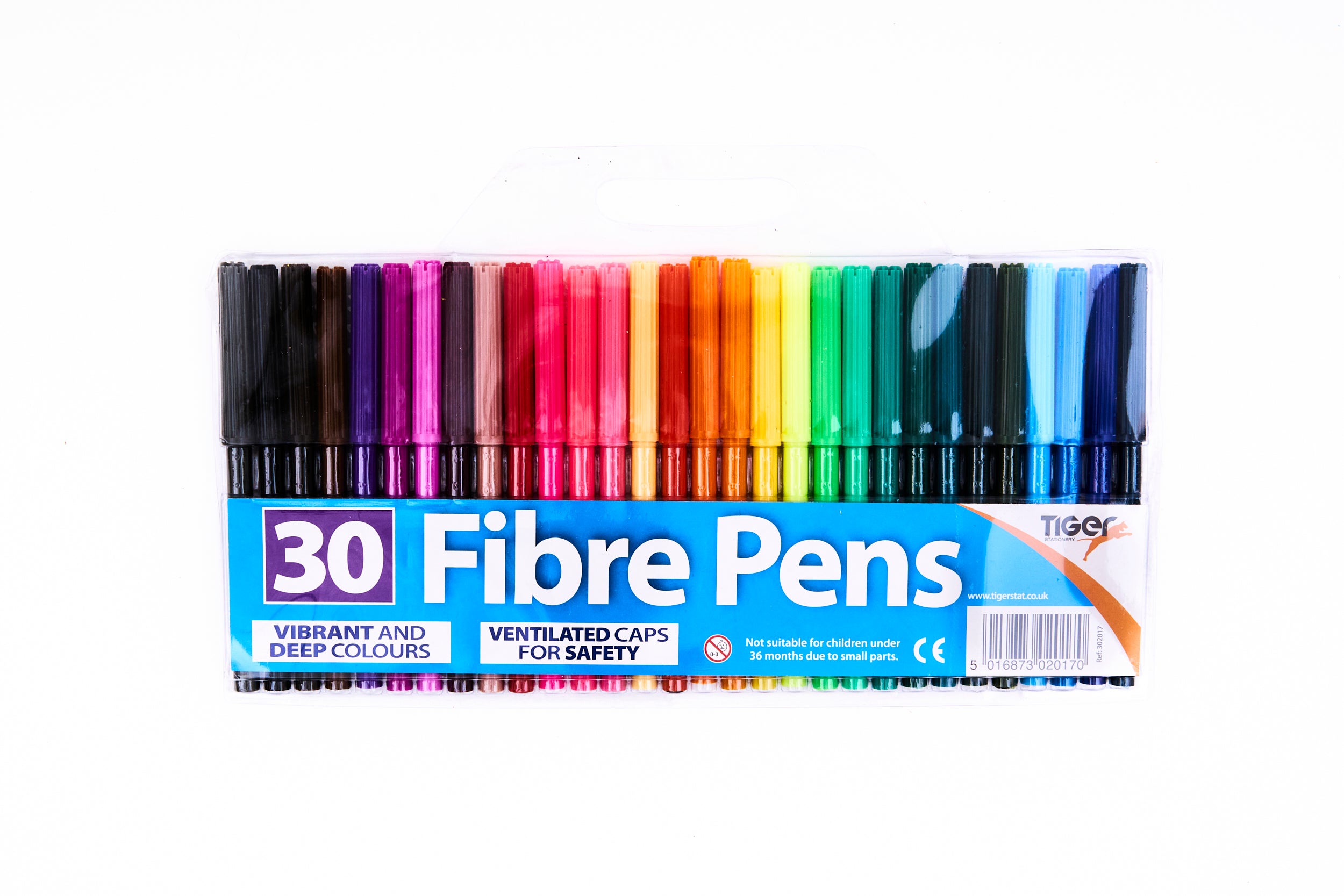 Tiger Fibre Tip Pens Wallet