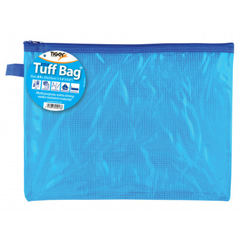 Tiger Stationery A4+ Blue Tuff Bag