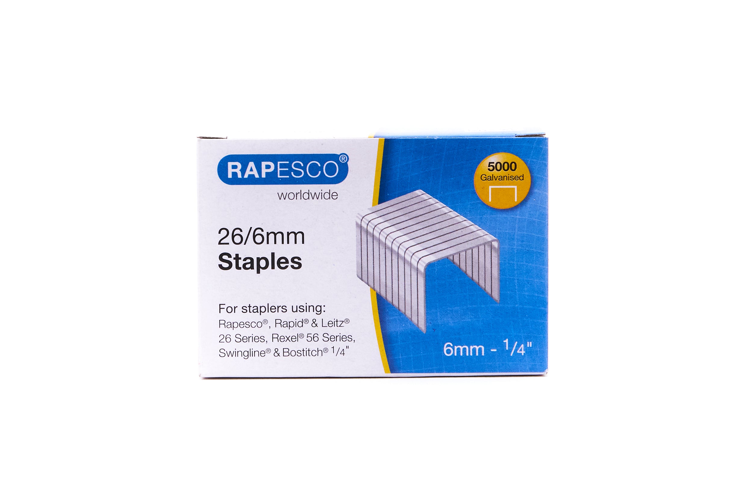 STAPLES 26/6MM 5000 RAPESCO