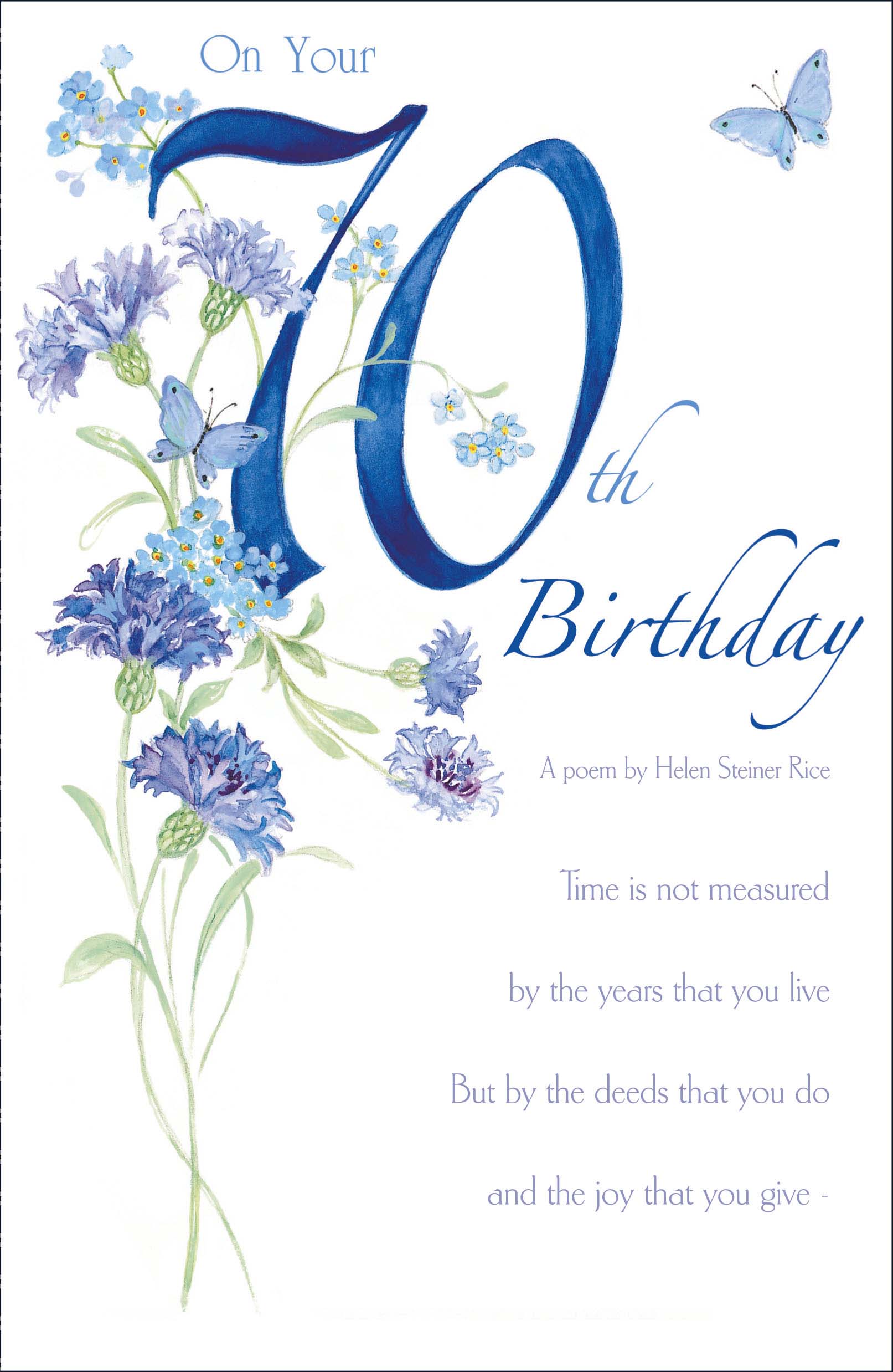 70th Birthday - Helen Steiner Rice