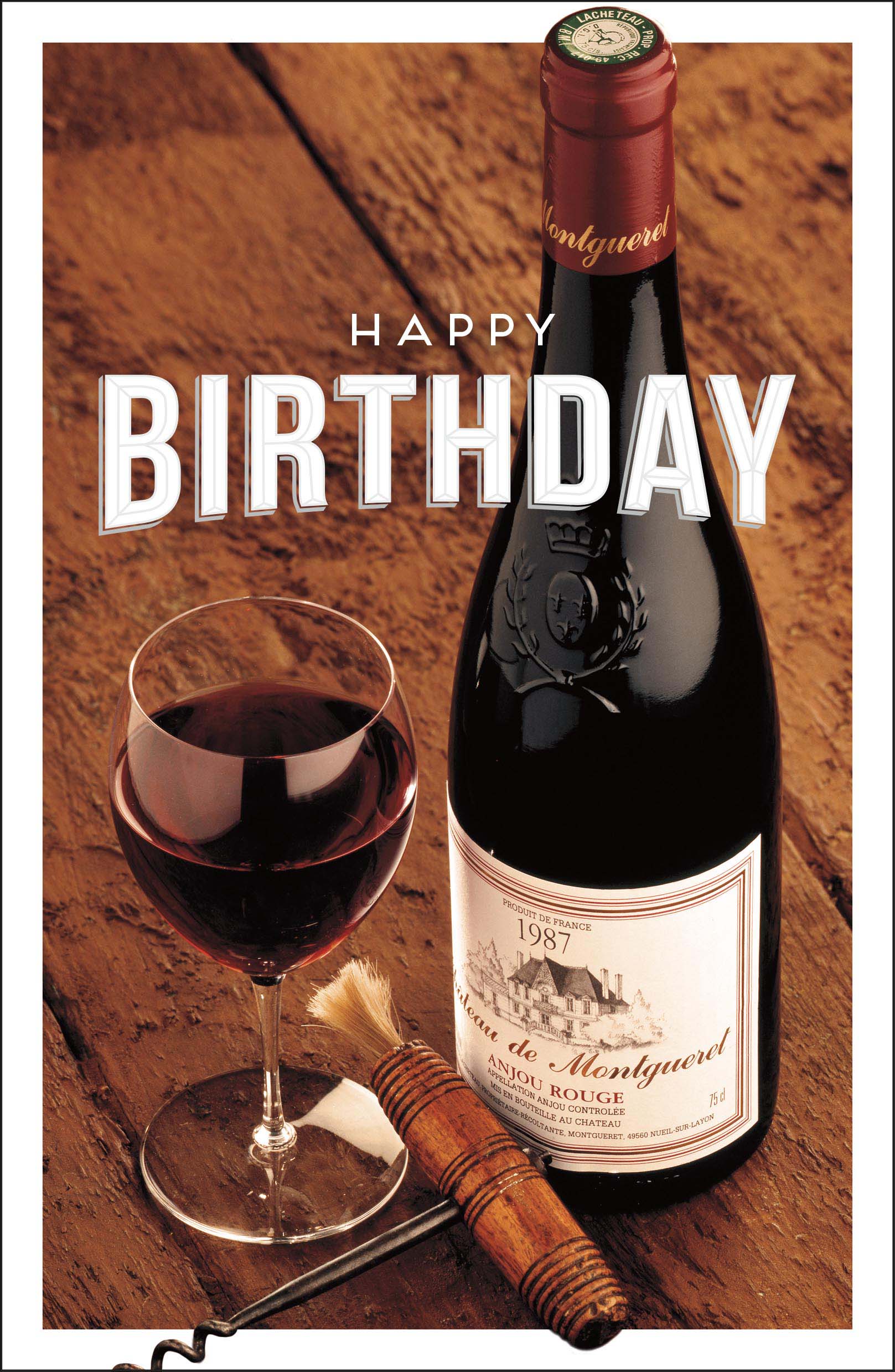 Happy Birthday - Wine