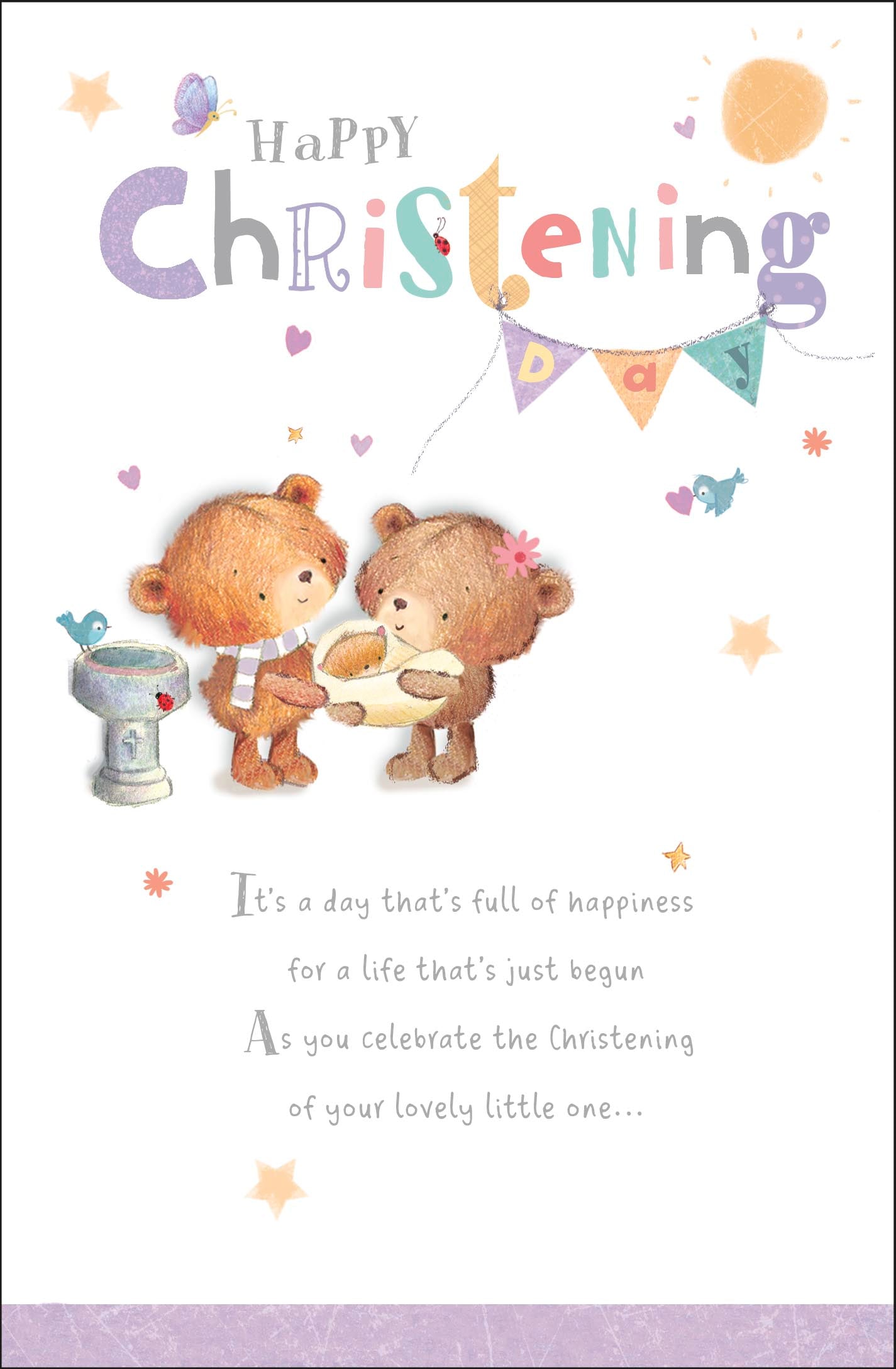 Happy Christening - Bears