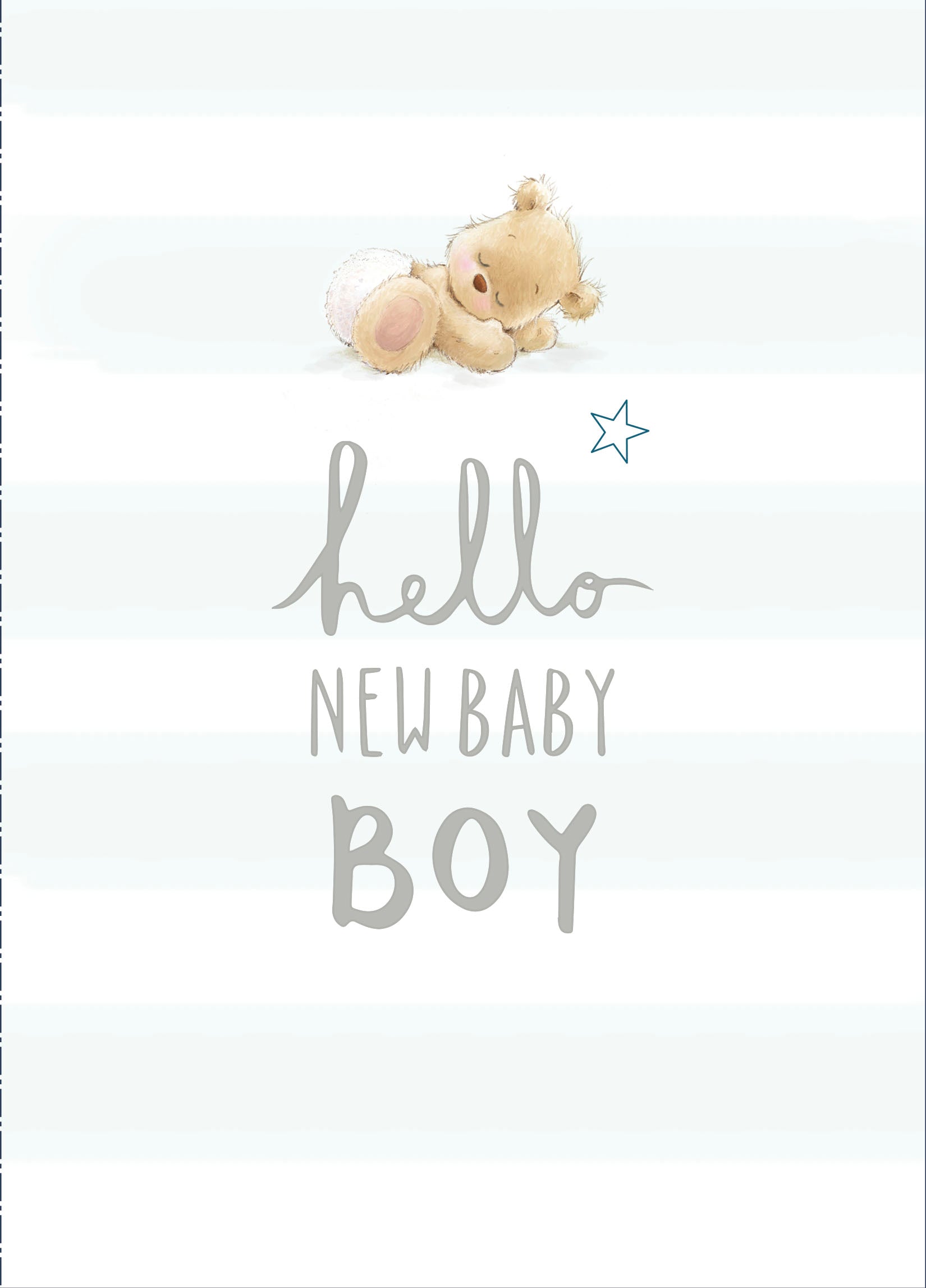 Baby Boy Congratulations - Teddy