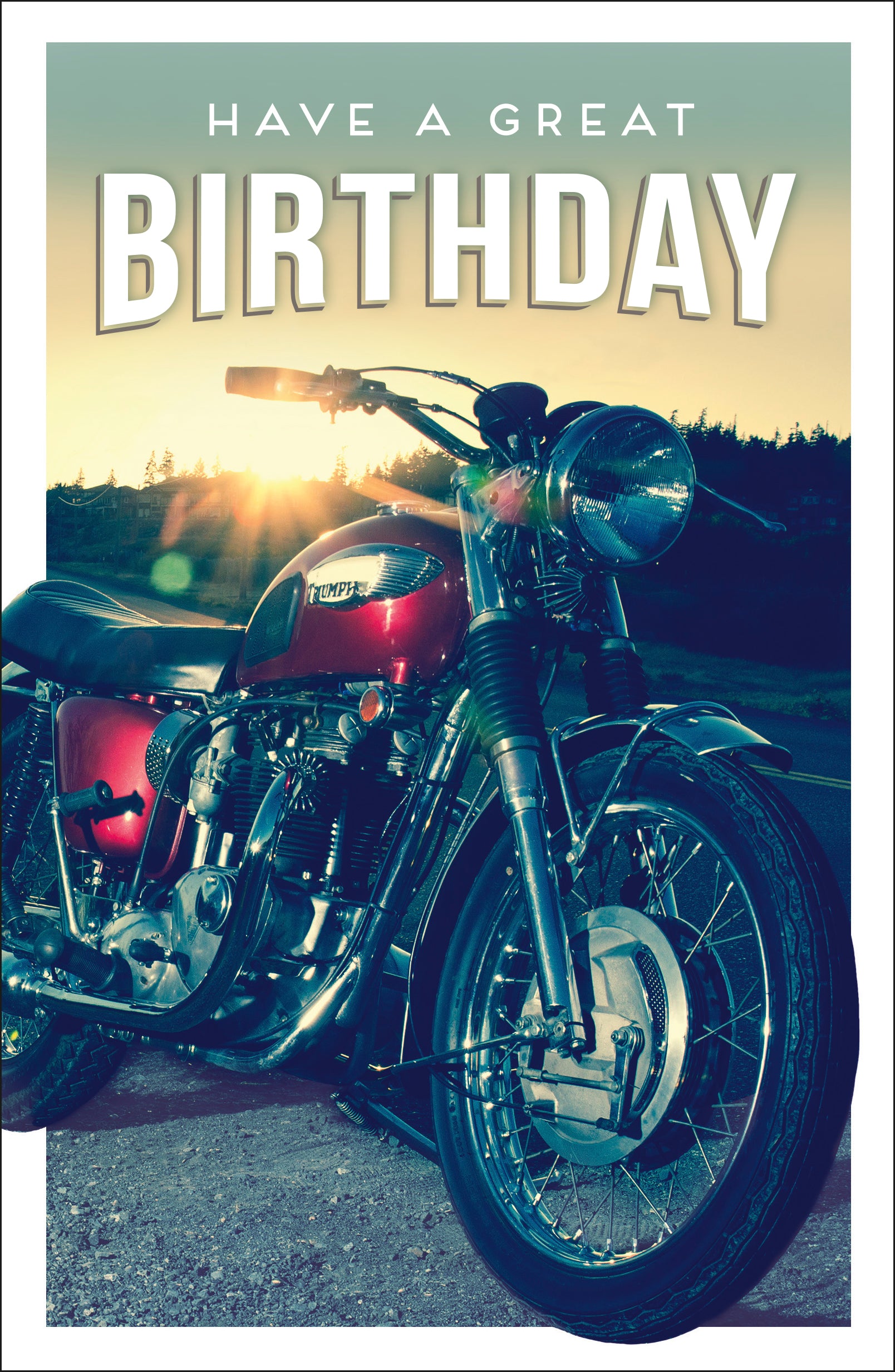 Happy Birthday - Motorbike