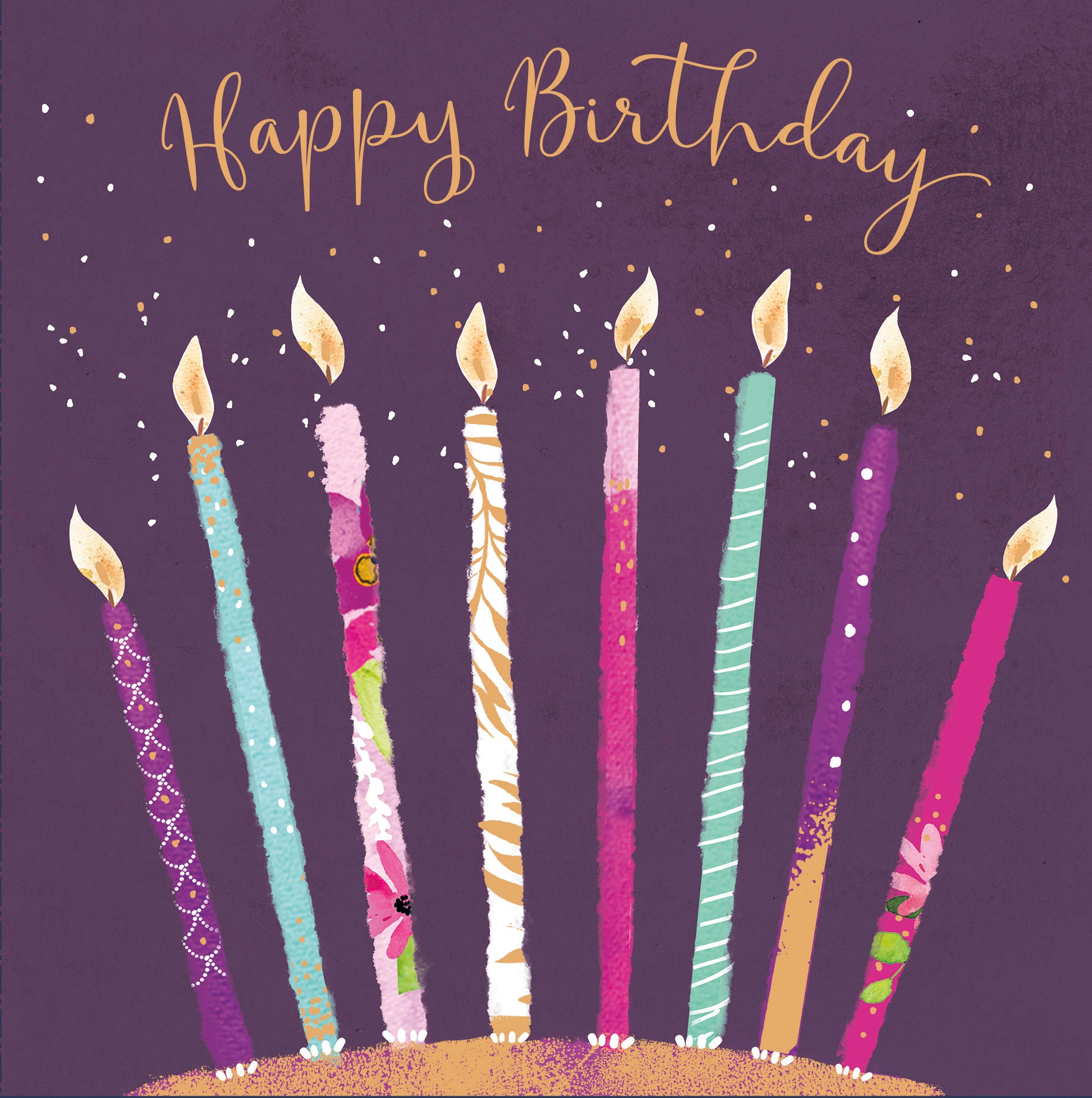 Happy Birthday - Candles