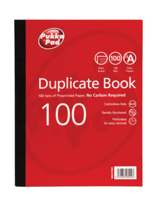 Carbonless Duplicate Book 248 X 187mm