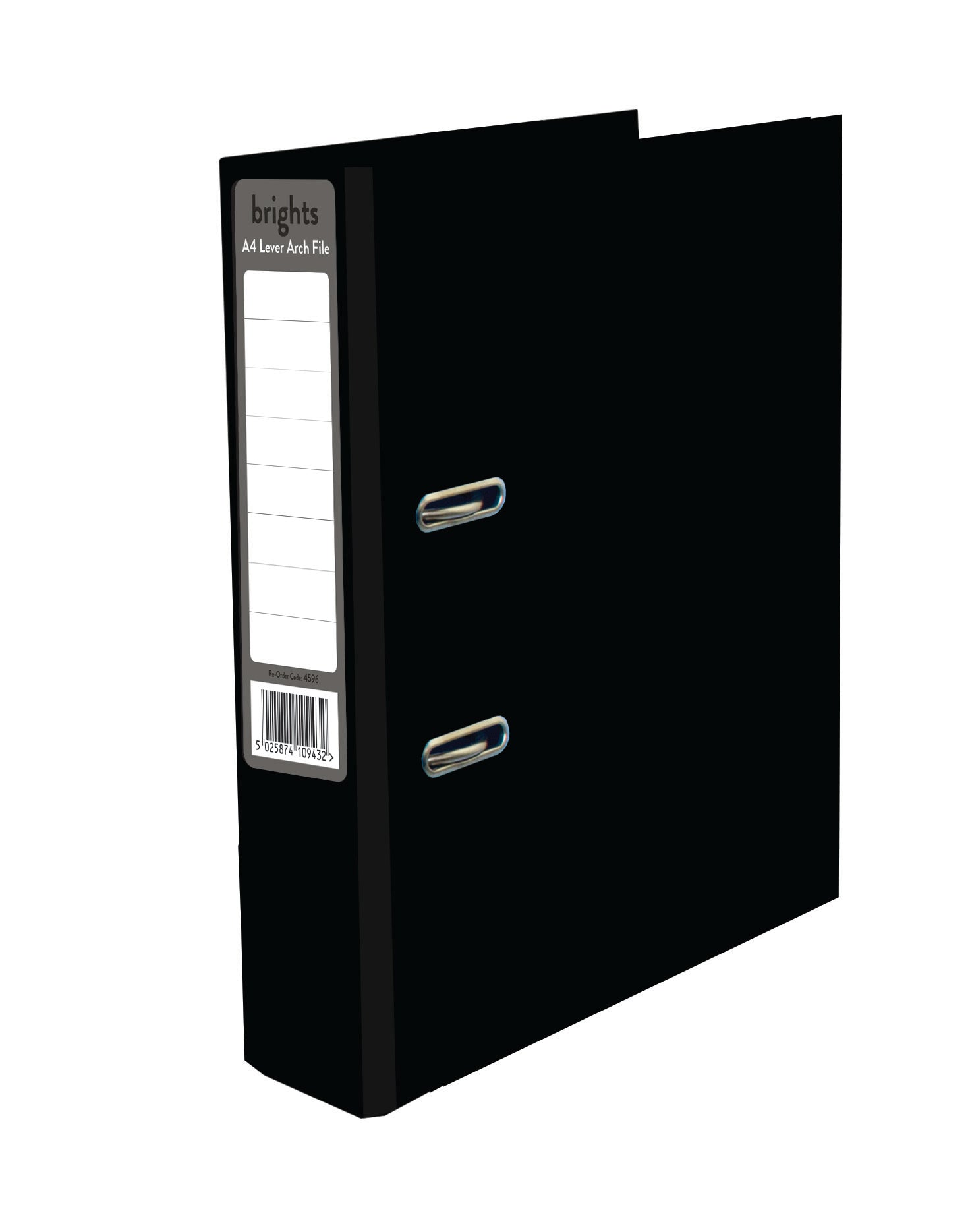 Pukka A4 Lever Arch File Black