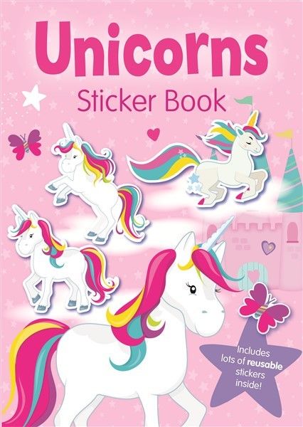 Unicorn Sticker By Number Book
