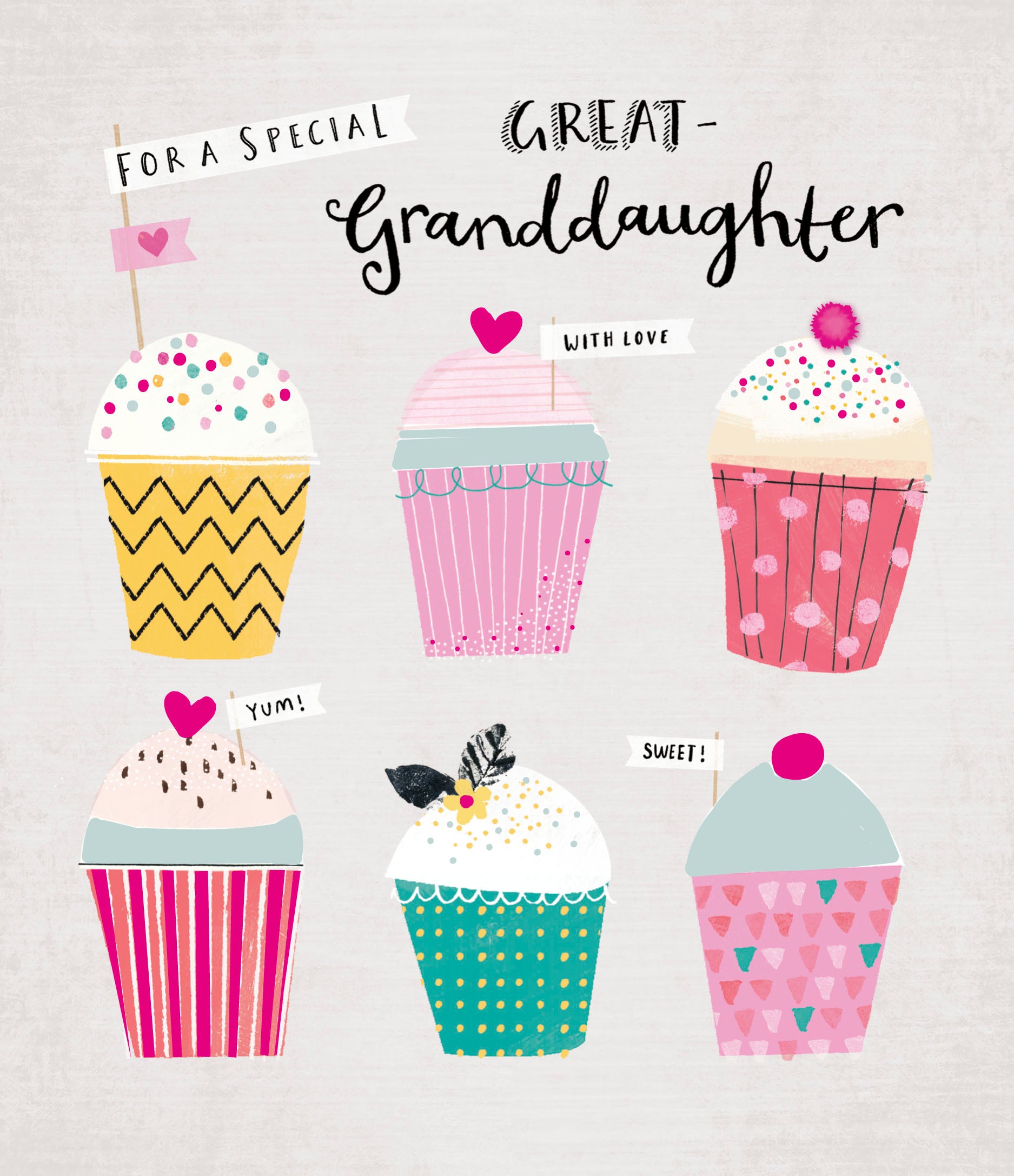 Great Granddaughter Birthday - Cupcakes