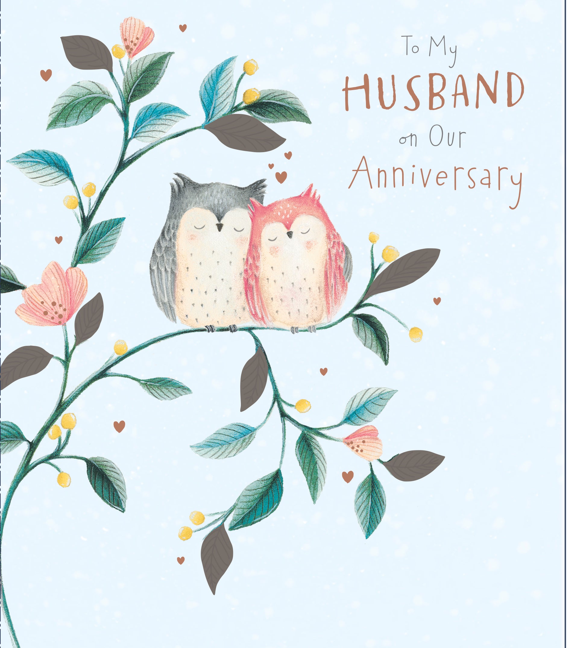 Husband Wedding Anniversary - Owls