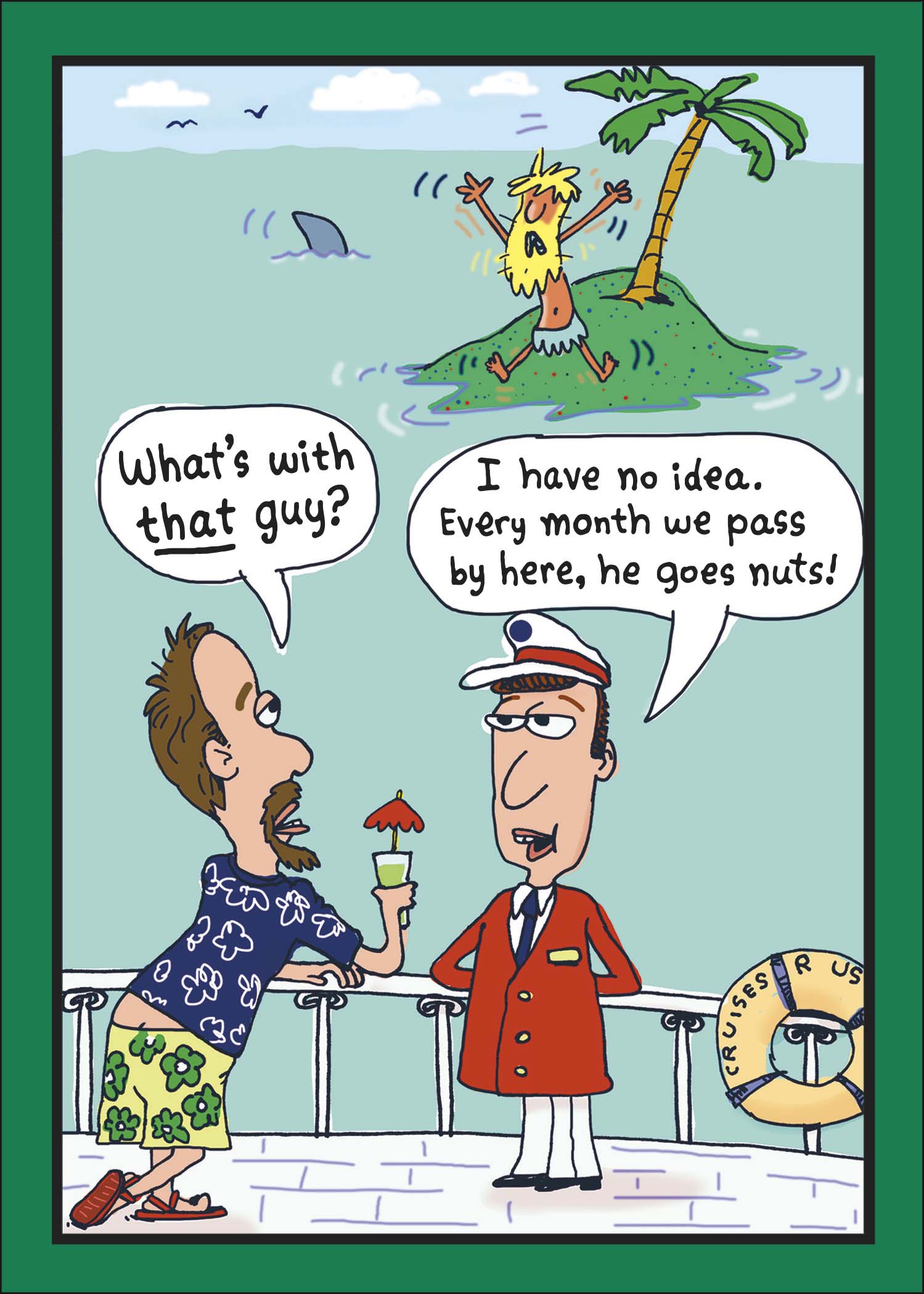 Birthday Humour - Castaway