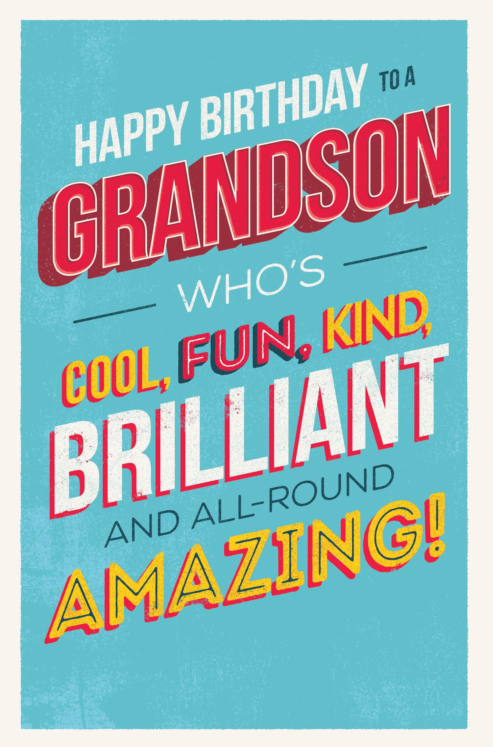 Grandson Birthday - Carlton