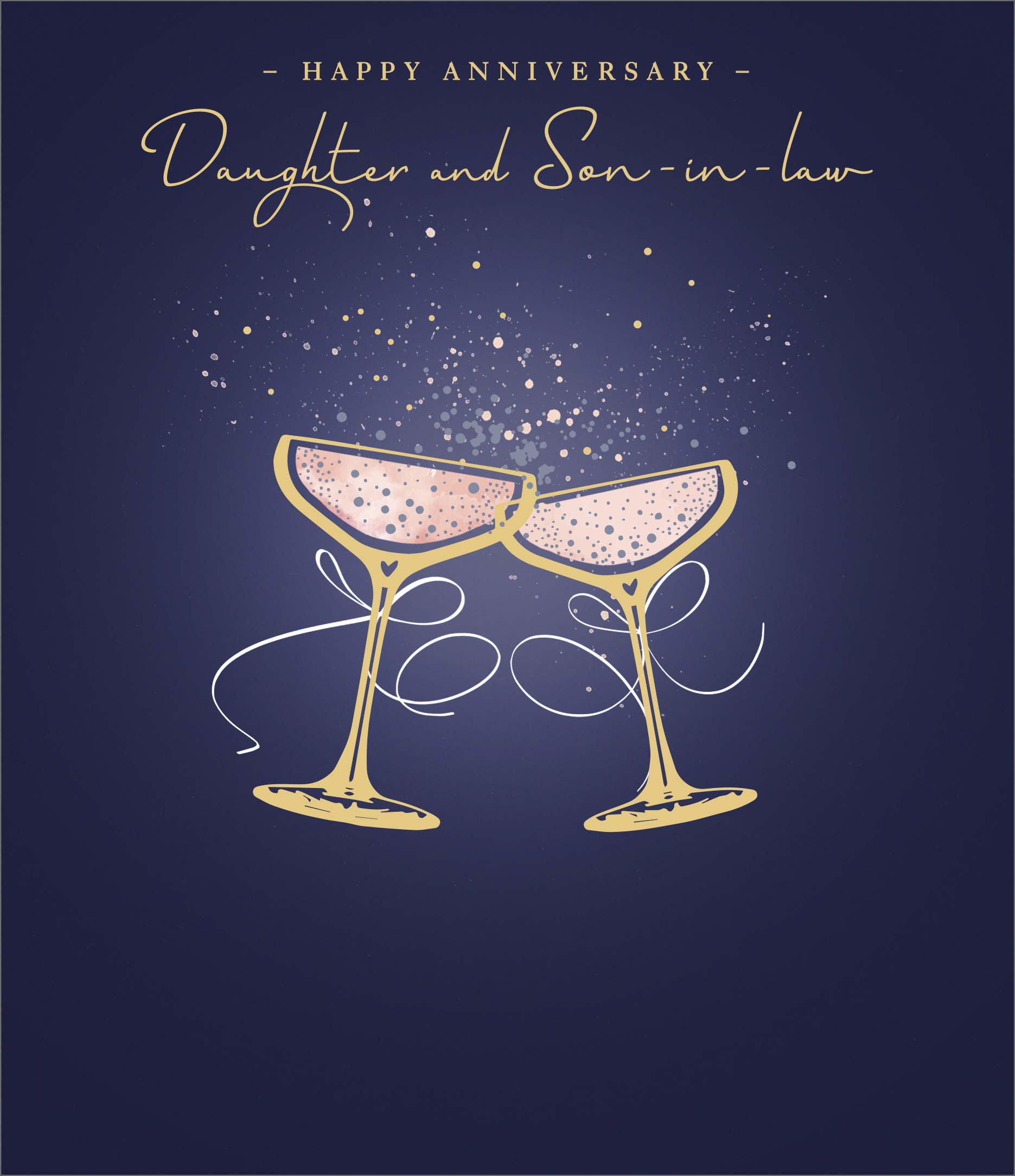 Daughter & Son In Law Wedding Anniversary - Indigo Blush
