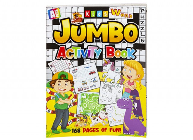 Jumbo Activity Book 168Pg